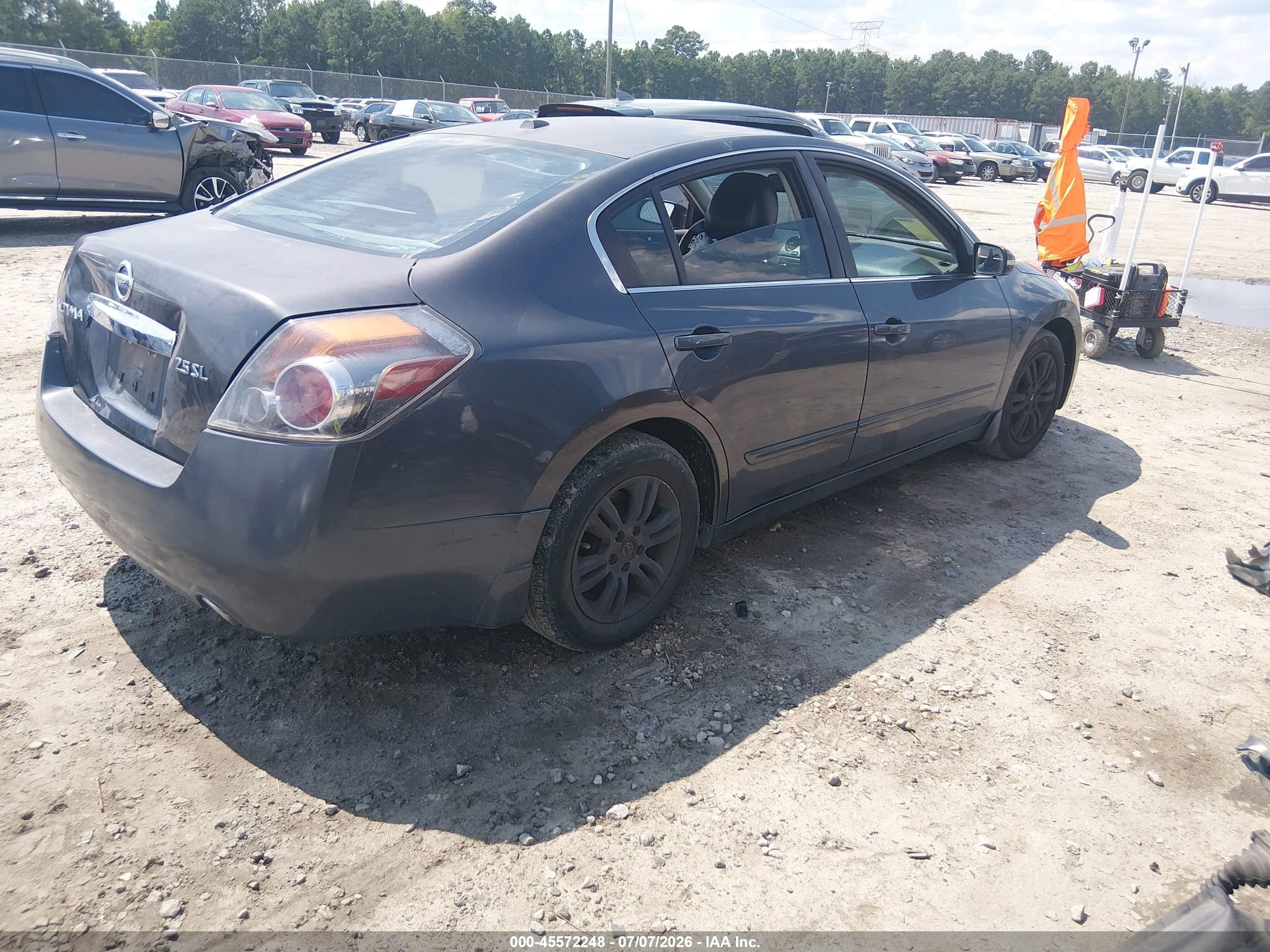 2012 Nissan Altima 2.5 S Серый vin: 1N4AL2APXCC229622