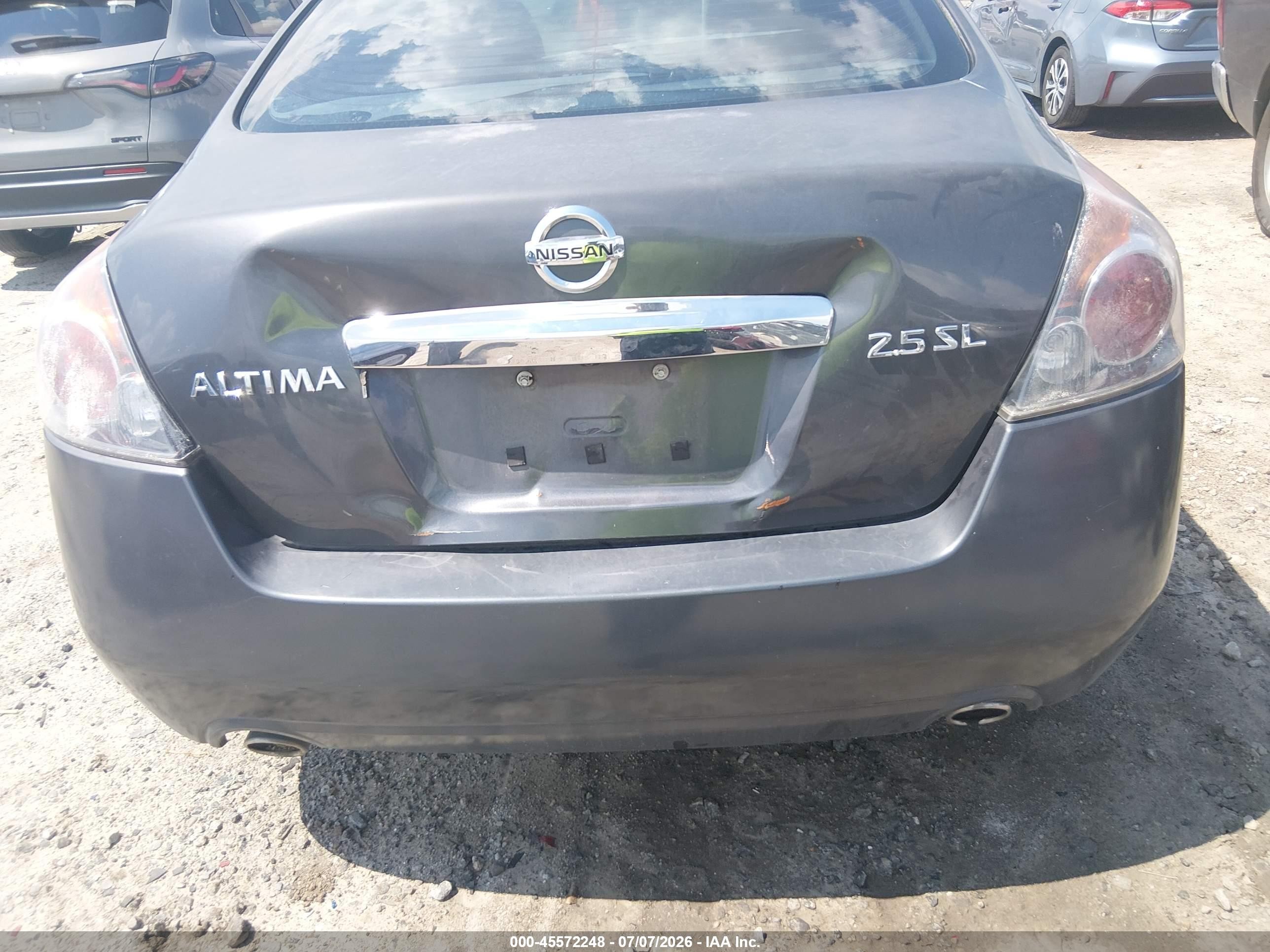 2012 Nissan Altima 2.5 S Серый vin: 1N4AL2APXCC229622