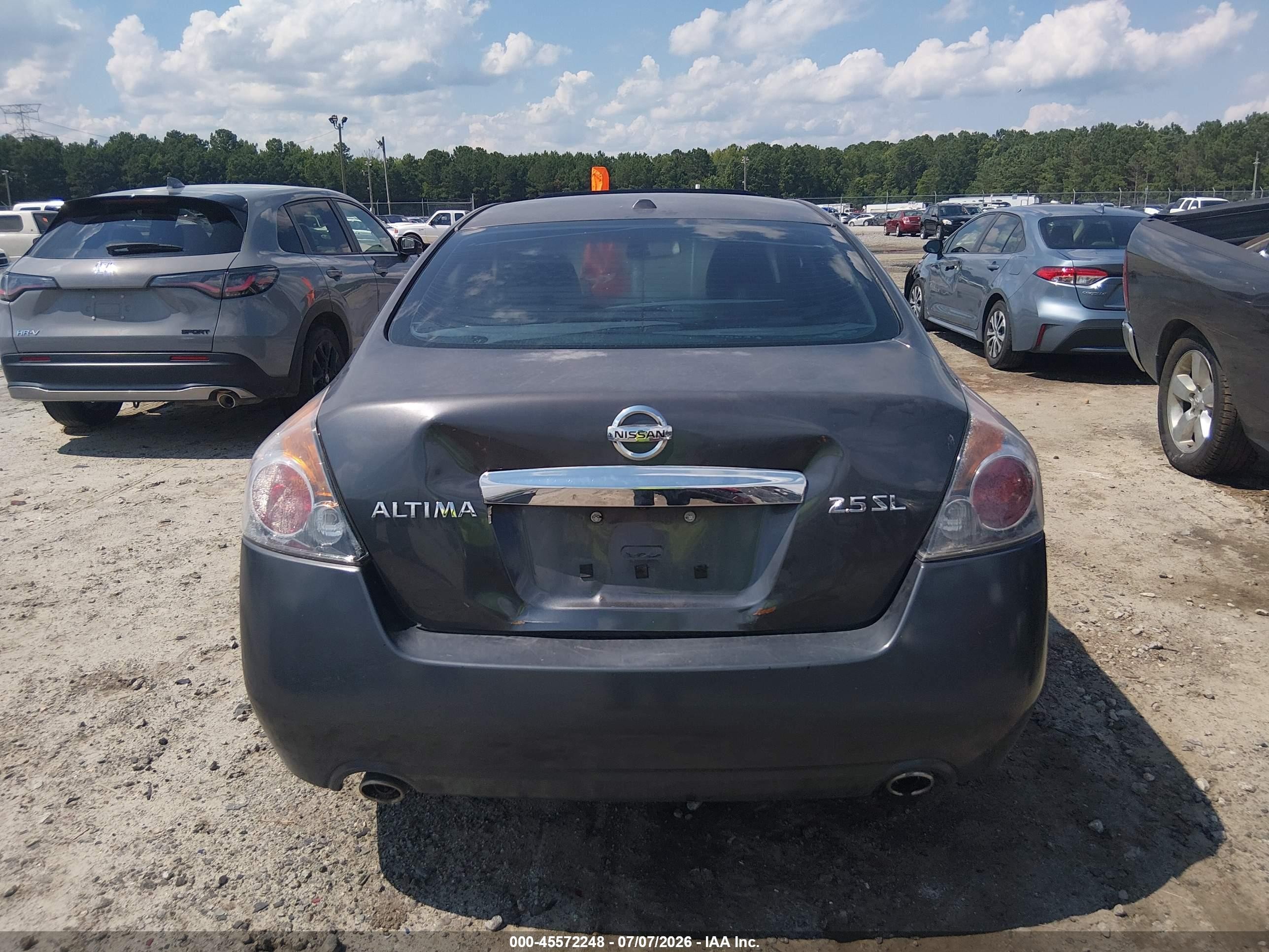 2012 Nissan Altima 2.5 S Серый vin: 1N4AL2APXCC229622