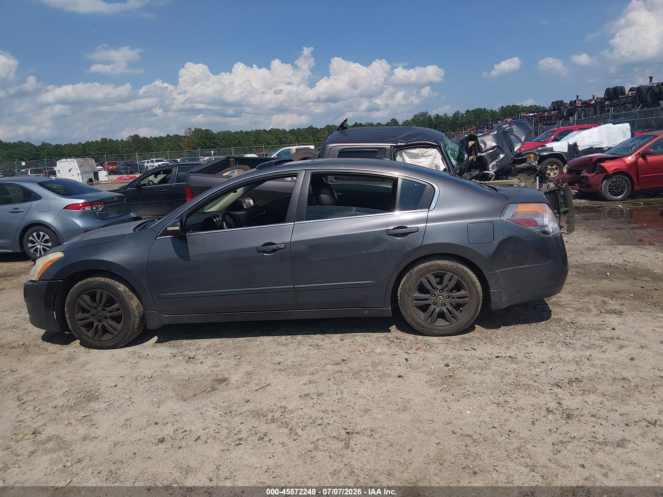 2012 Nissan Altima 2.5 S Серый vin: 1N4AL2APXCC229622
