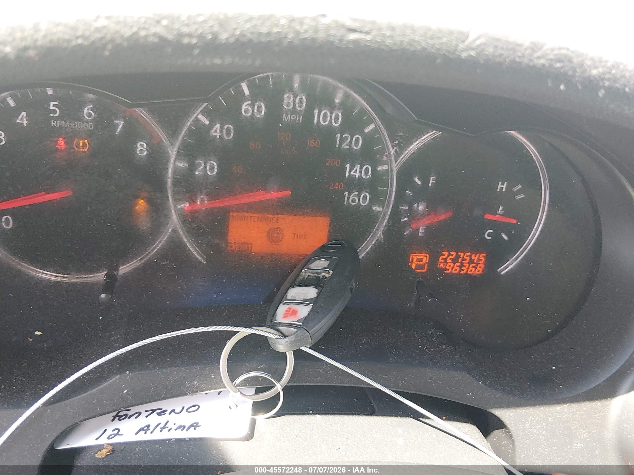 2012 Nissan Altima 2.5 S Серый vin: 1N4AL2APXCC229622
