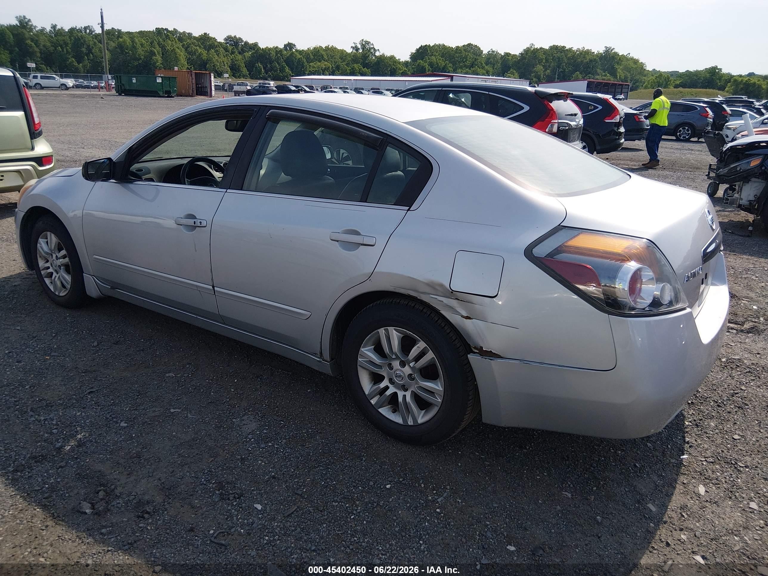 2012 Nissan Altima 2.5 S Silver vin: 1N4AL2APXCC254858