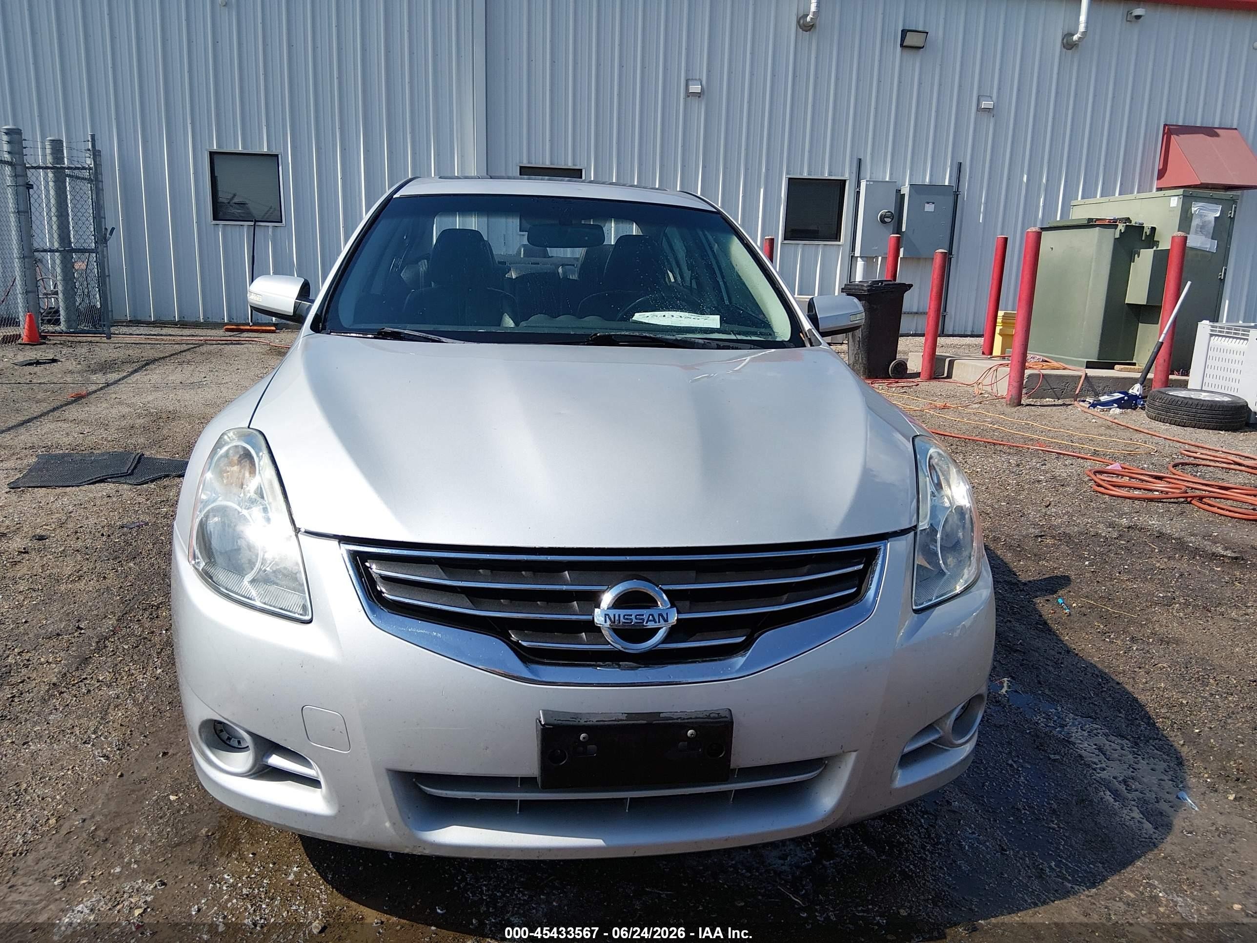 2012 Nissan Altima 2.5 S Silver vin: 1N4AL2APXCN409932