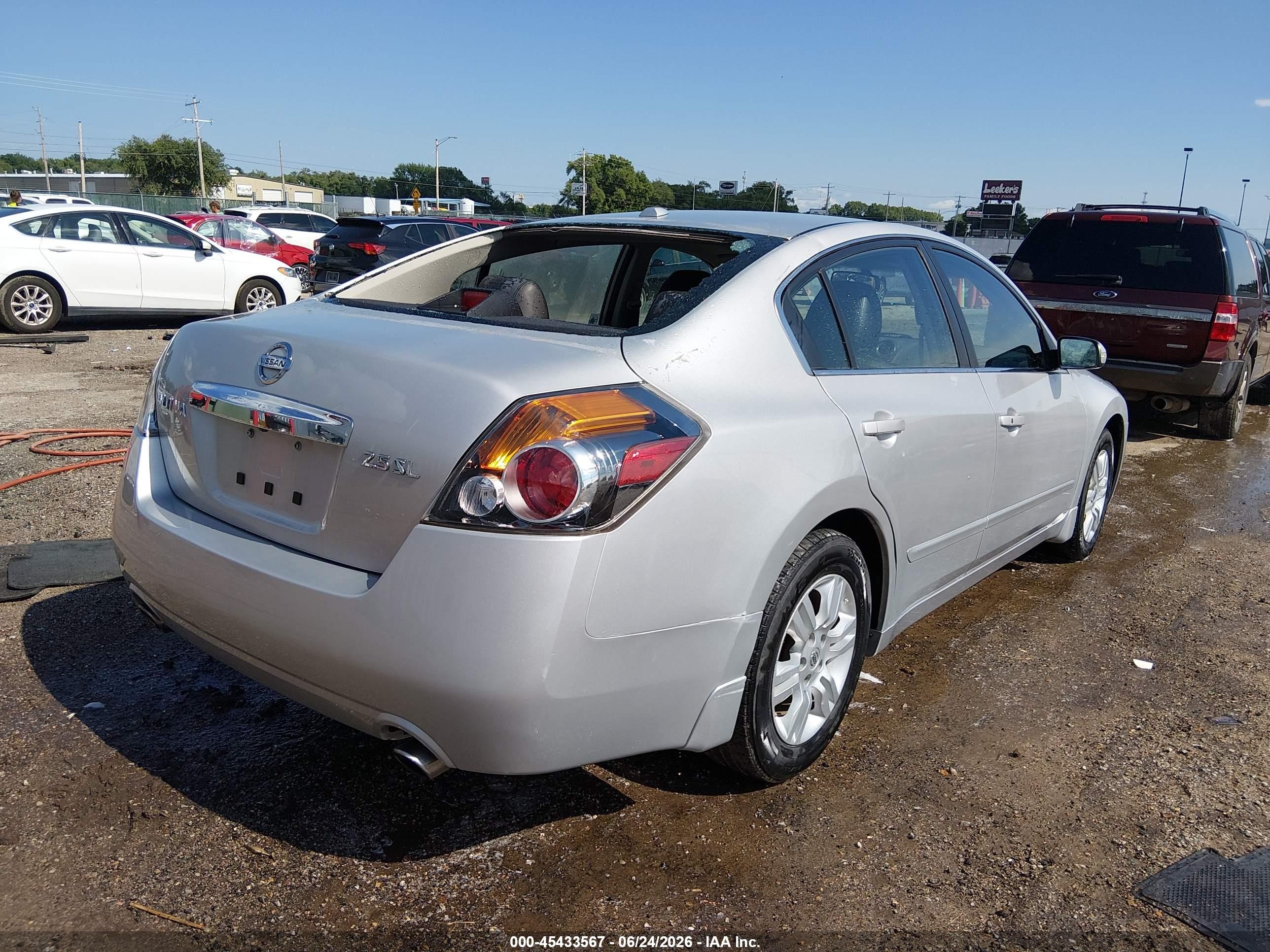 2012 Nissan Altima 2.5 S Silver vin: 1N4AL2APXCN409932