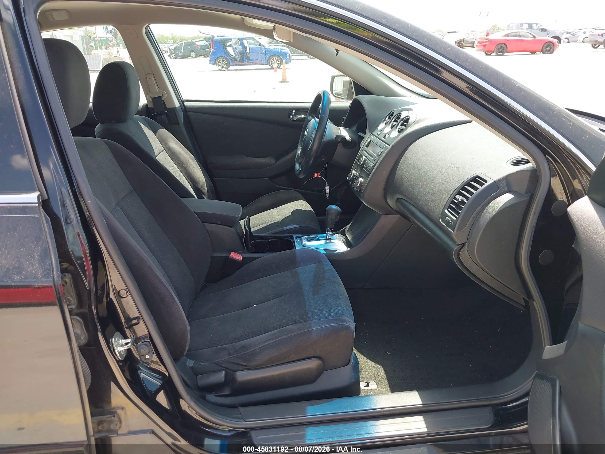 2012 Nissan Altima 2.5 S Black vin: 1N4AL2APXCN421546
