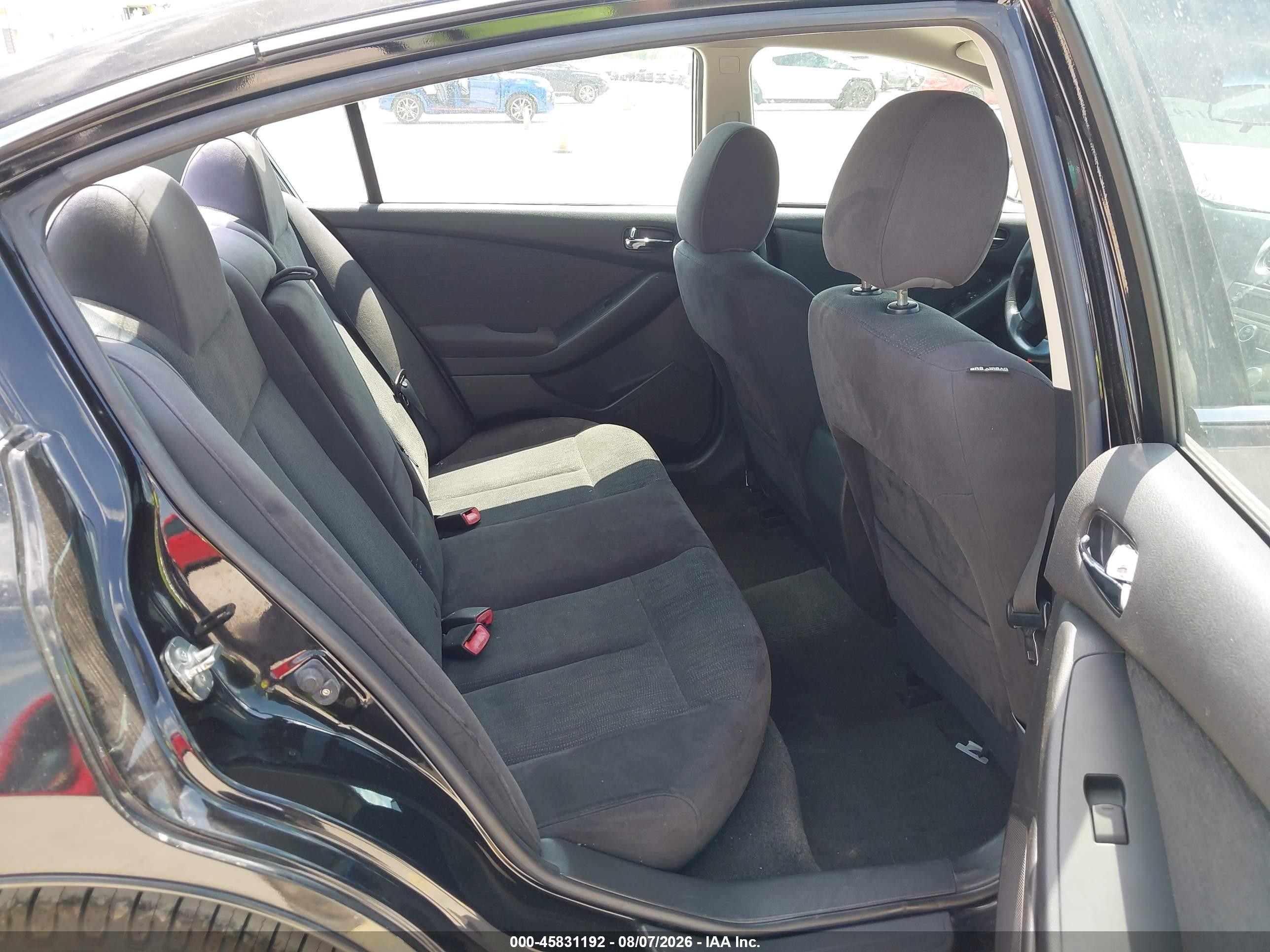 2012 Nissan Altima 2.5 S Black vin: 1N4AL2APXCN421546