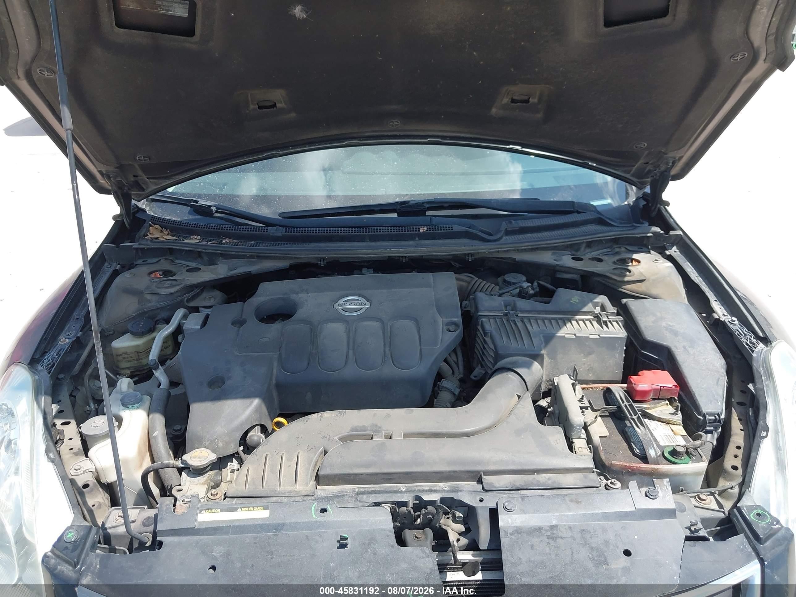 2012 Nissan Altima 2.5 S Black vin: 1N4AL2APXCN421546
