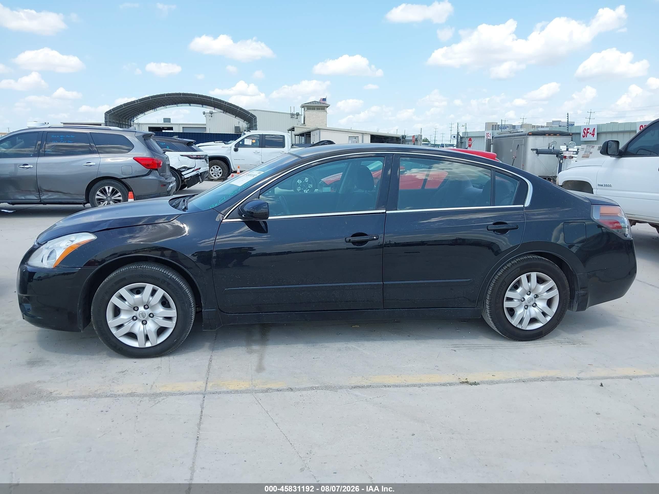 2012 Nissan Altima 2.5 S Black vin: 1N4AL2APXCN421546