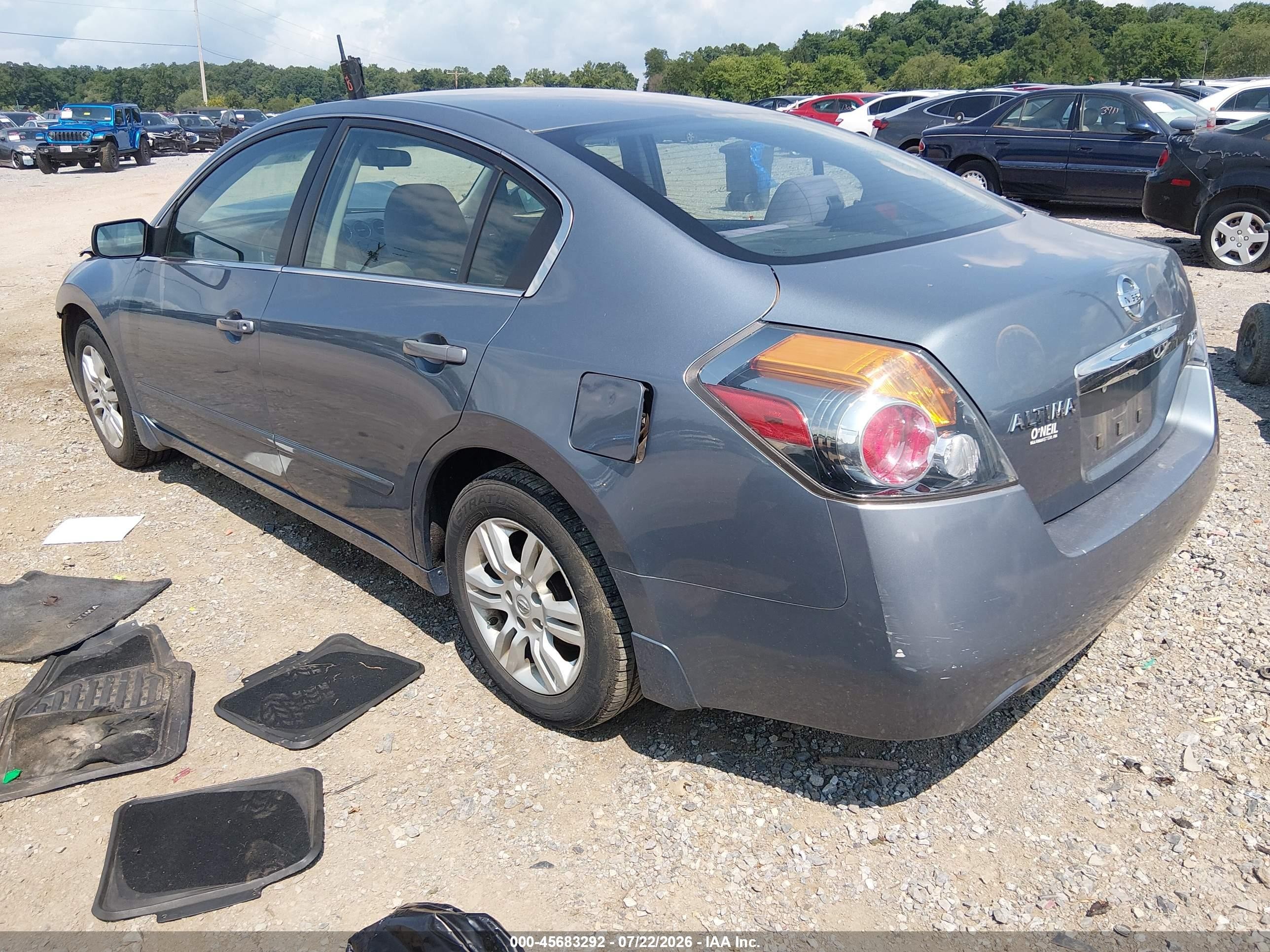 2012 Nissan Altima 2.5 S Gray vin: 1N4AL2APXCN428383