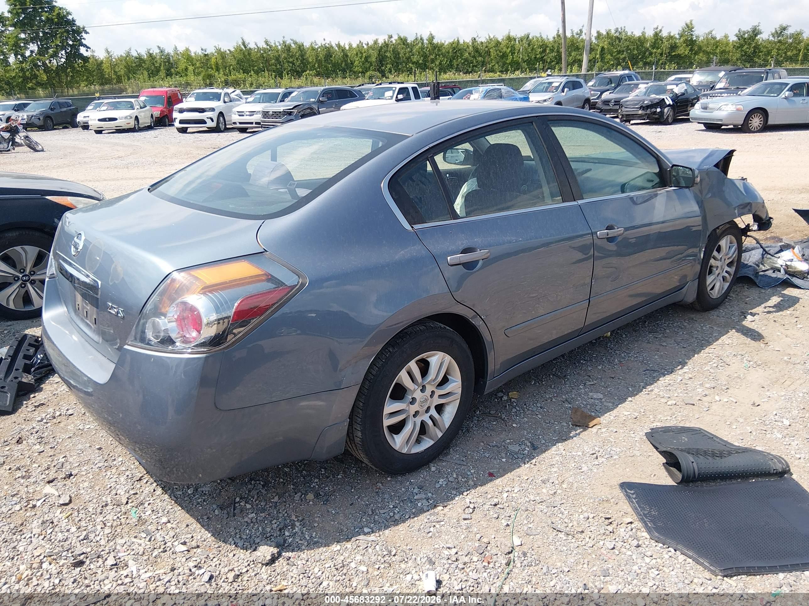 2012 Nissan Altima 2.5 S Gray vin: 1N4AL2APXCN428383