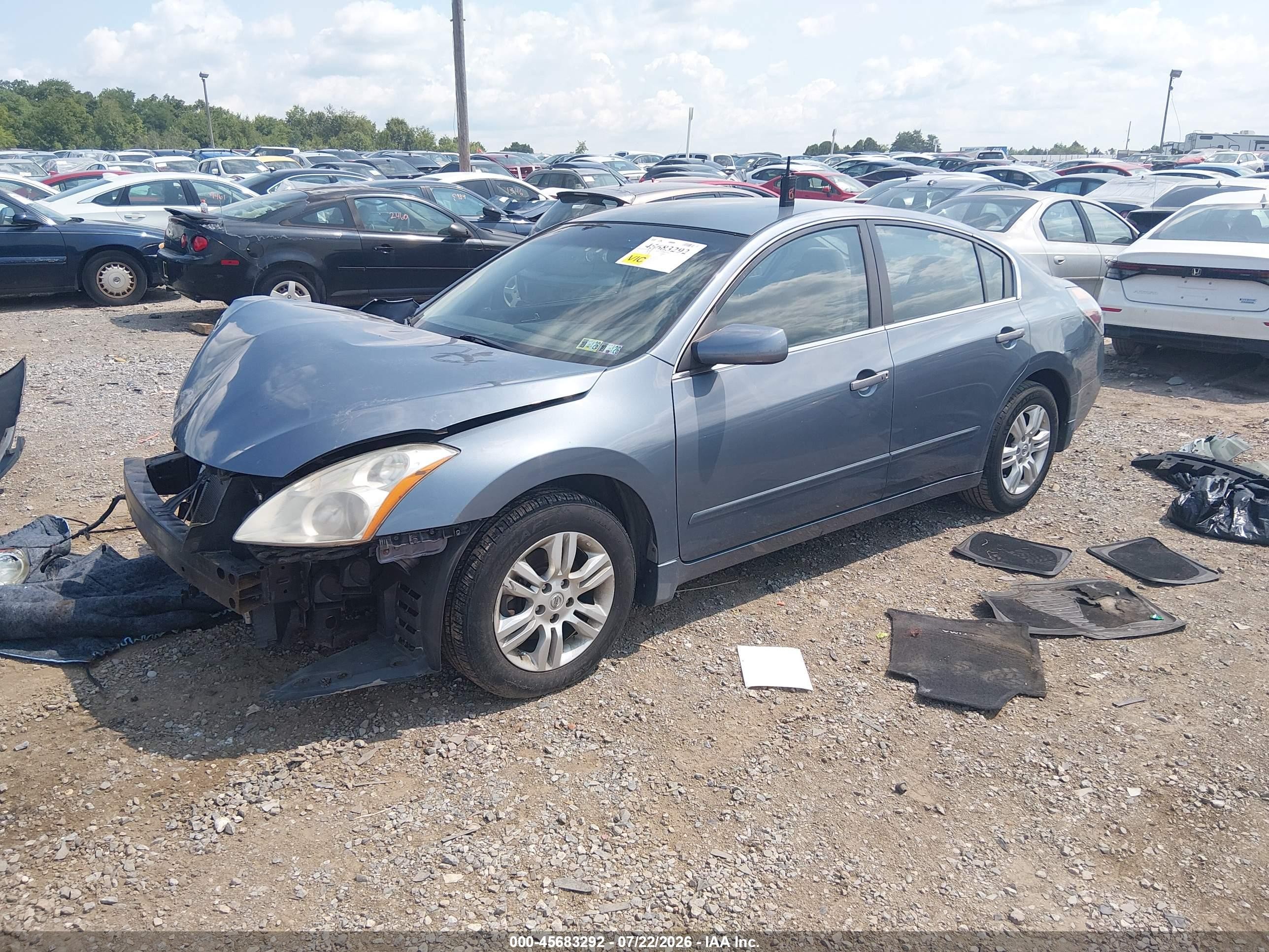 2012 Nissan Altima 2.5 S Gray vin: 1N4AL2APXCN428383
