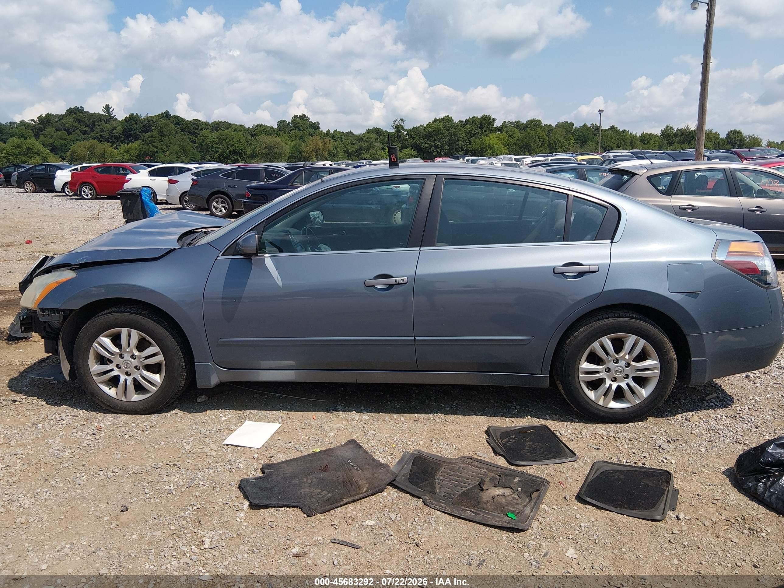 2012 Nissan Altima 2.5 S Gray vin: 1N4AL2APXCN428383