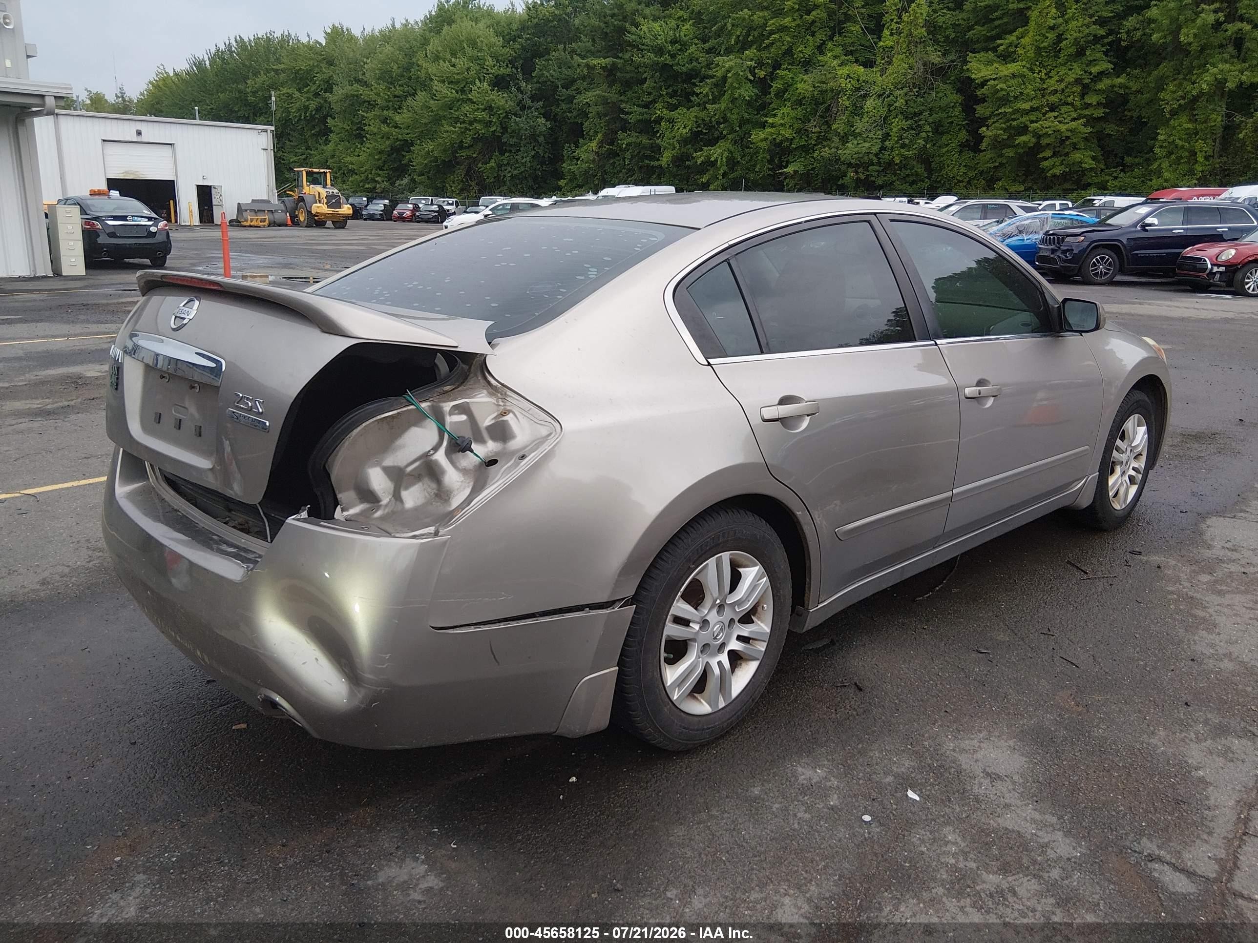 2012 Nissan Altima 2.5 S Gray vin: 1N4AL2APXCN439755