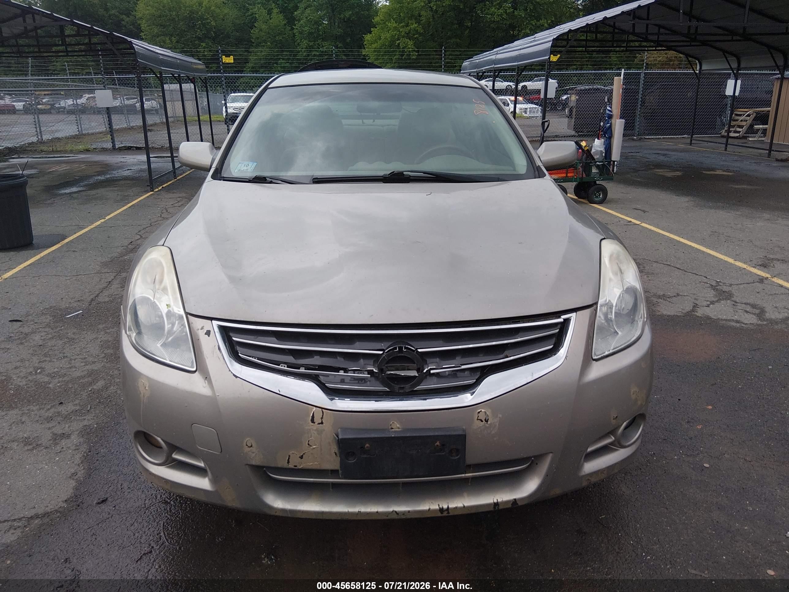 2012 Nissan Altima 2.5 S Gray vin: 1N4AL2APXCN439755