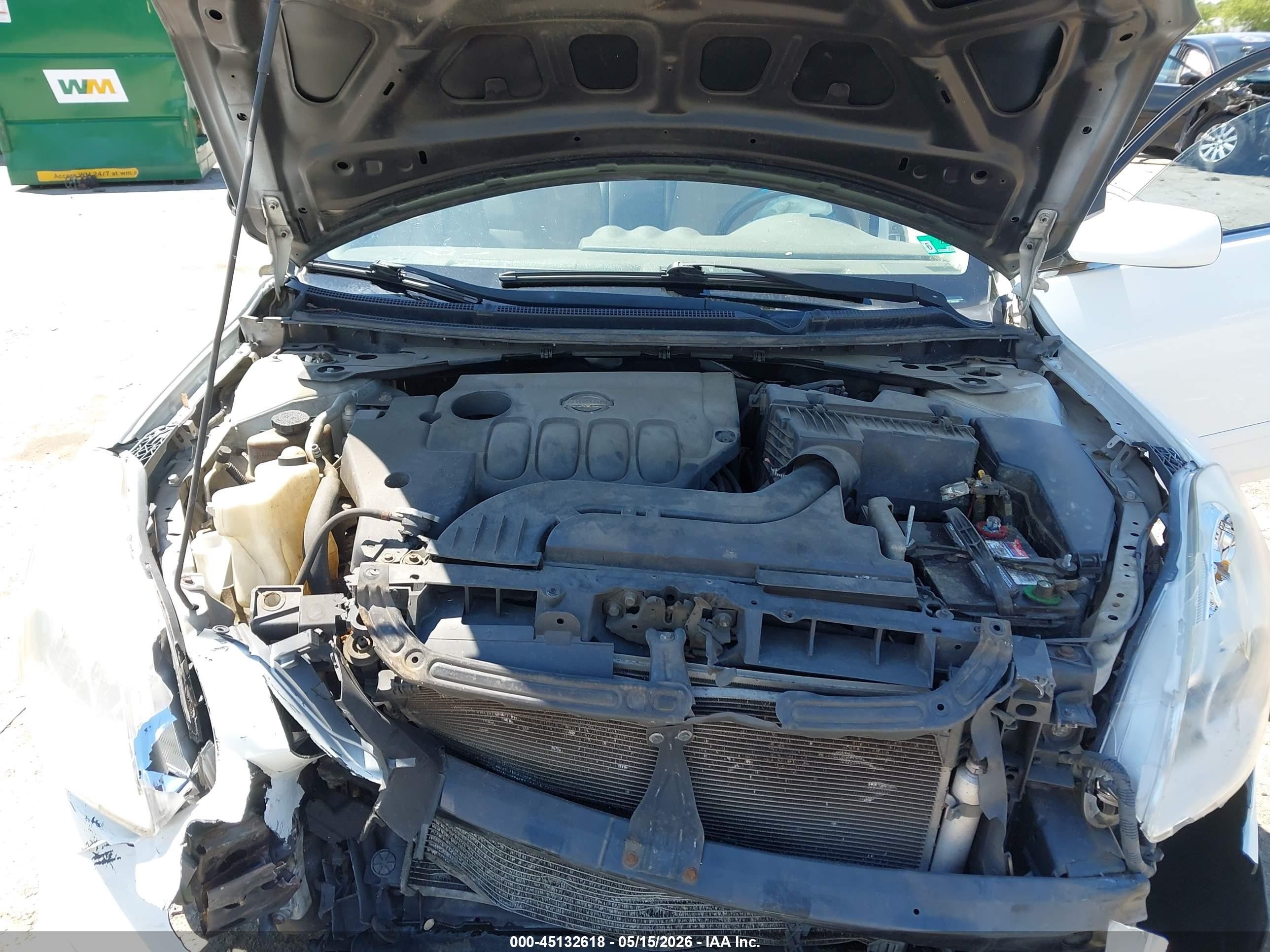 2012 Nissan Altima 2.5 S Белый vin: 1N4AL2APXCN456880