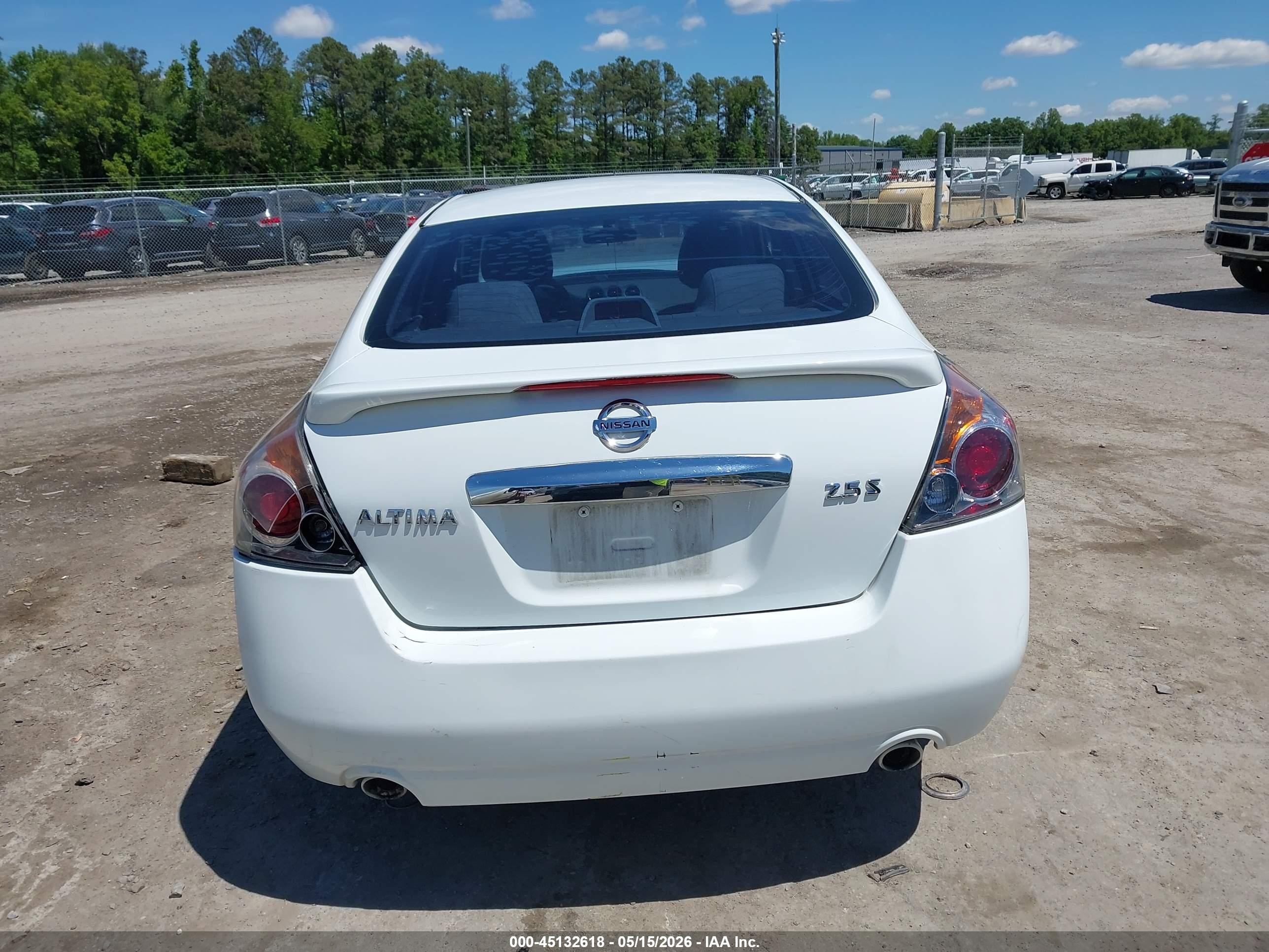 2012 Nissan Altima 2.5 S Белый vin: 1N4AL2APXCN456880