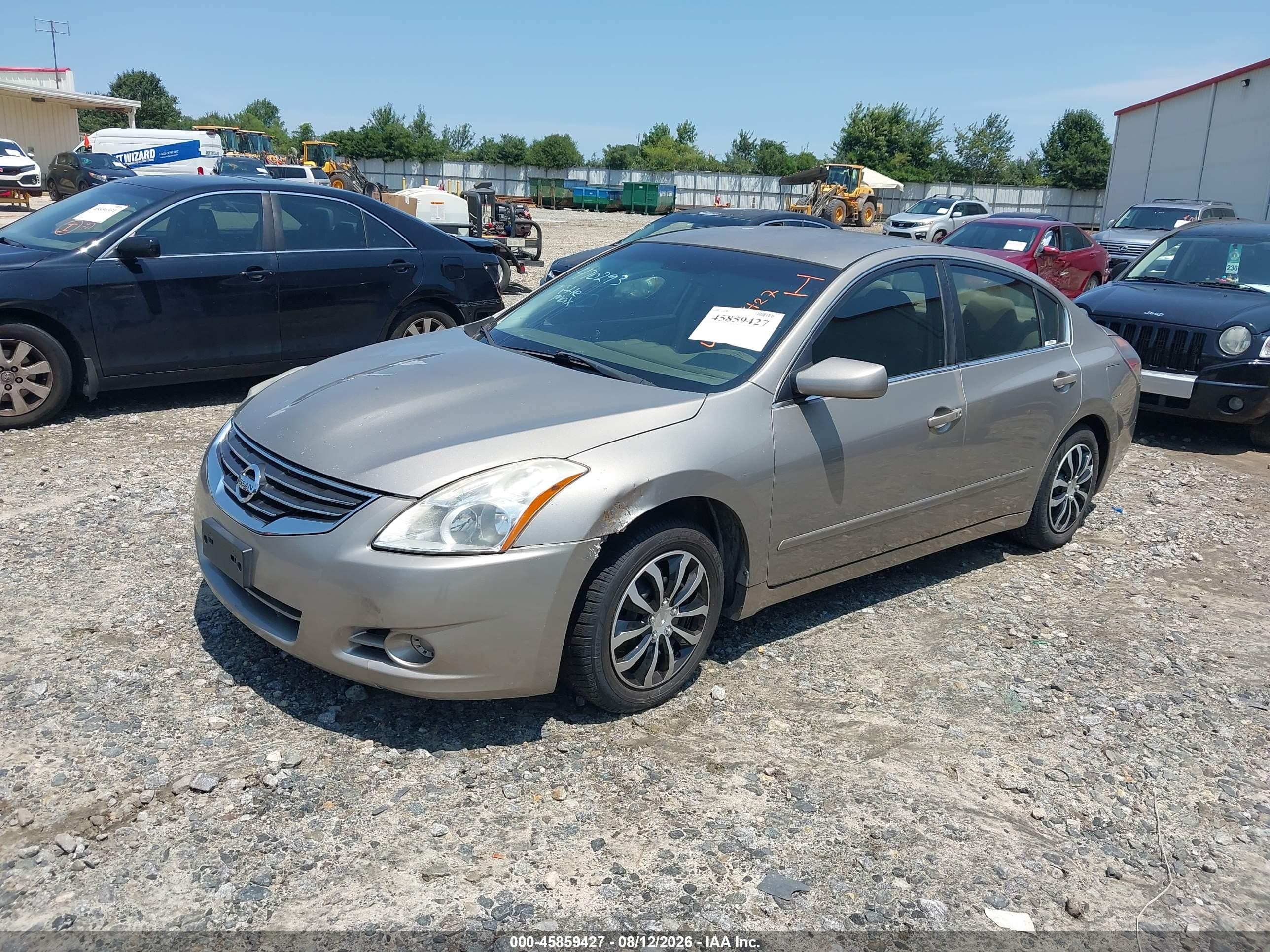 2012 Nissan Altima 2.5 S Tan vin: 1N4AL2APXCN470293