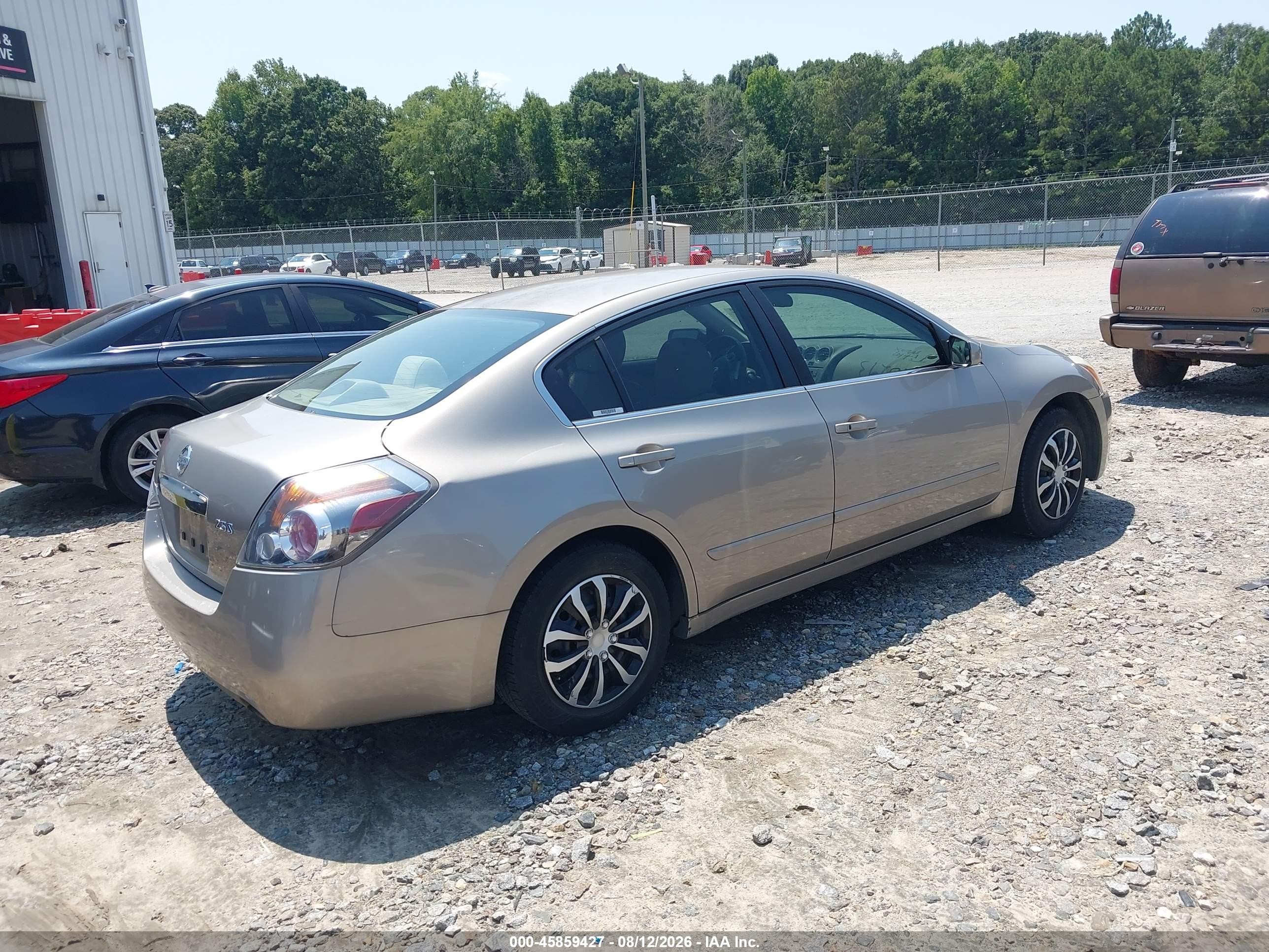 2012 Nissan Altima 2.5 S Tan vin: 1N4AL2APXCN470293