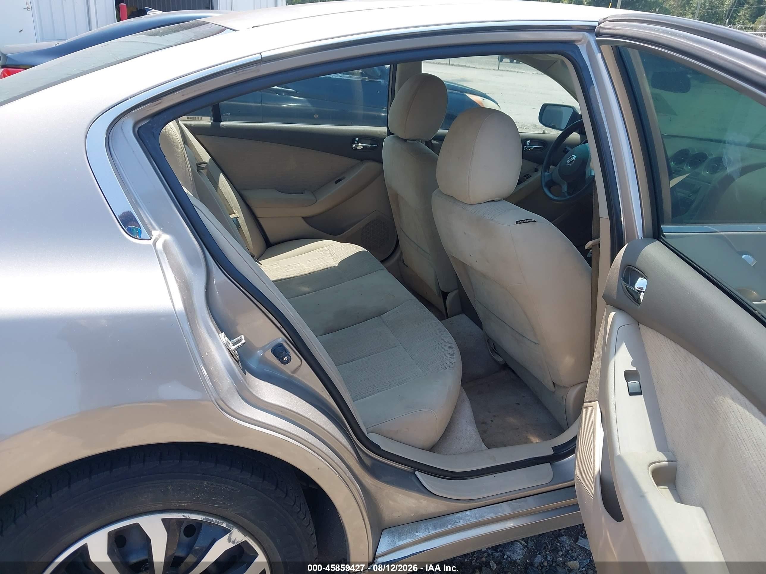 2012 Nissan Altima 2.5 S Tan vin: 1N4AL2APXCN470293