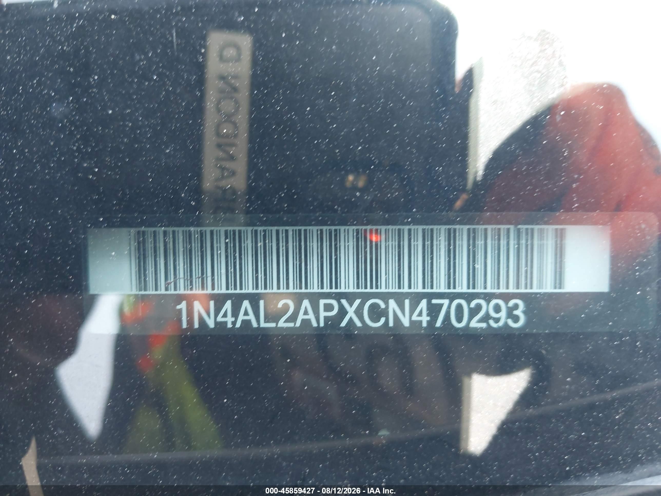 2012 Nissan Altima 2.5 S Tan vin: 1N4AL2APXCN470293
