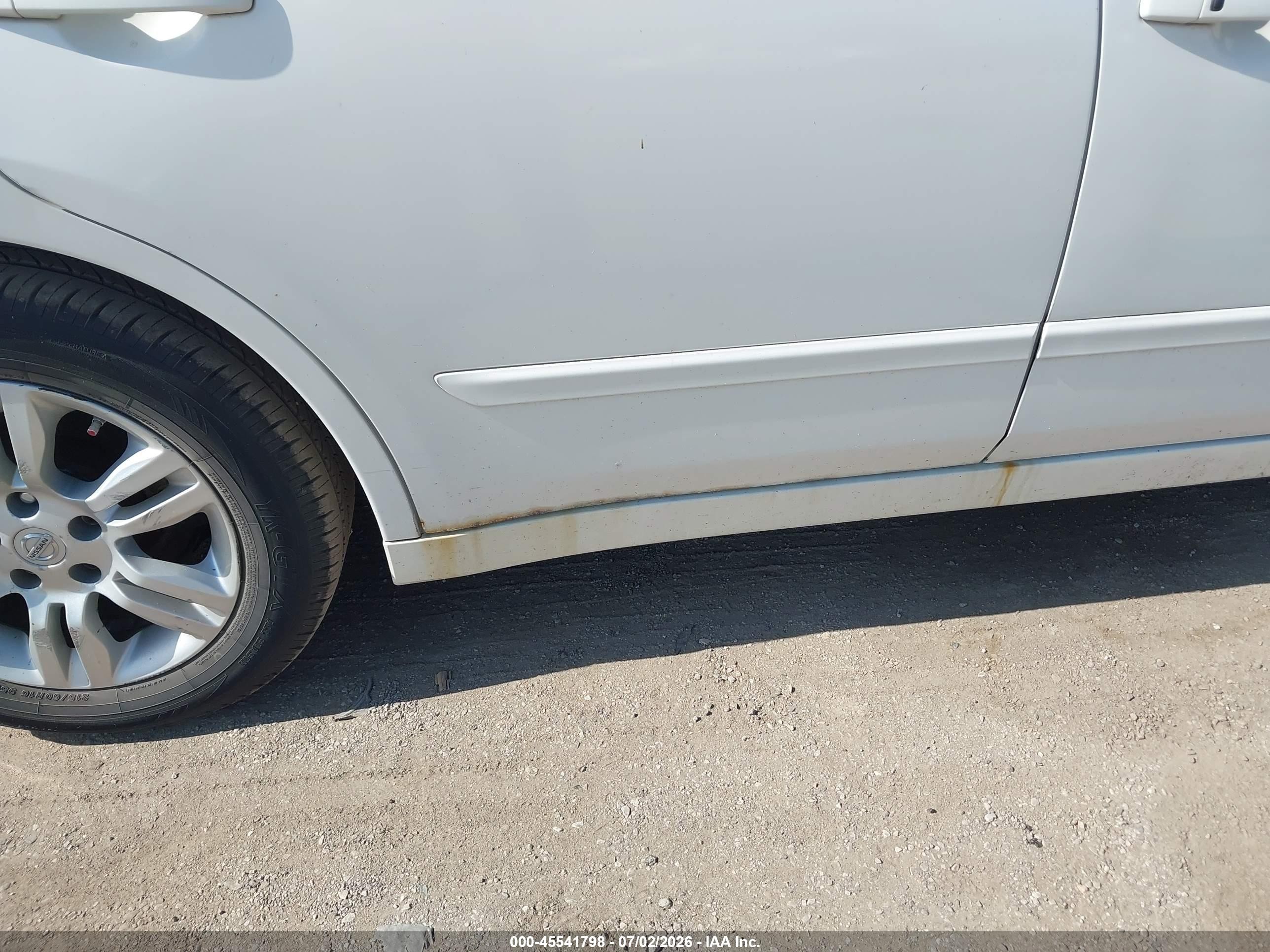 2012 Nissan Altima 2.5 S White vin: 1N4AL2APXCN473680