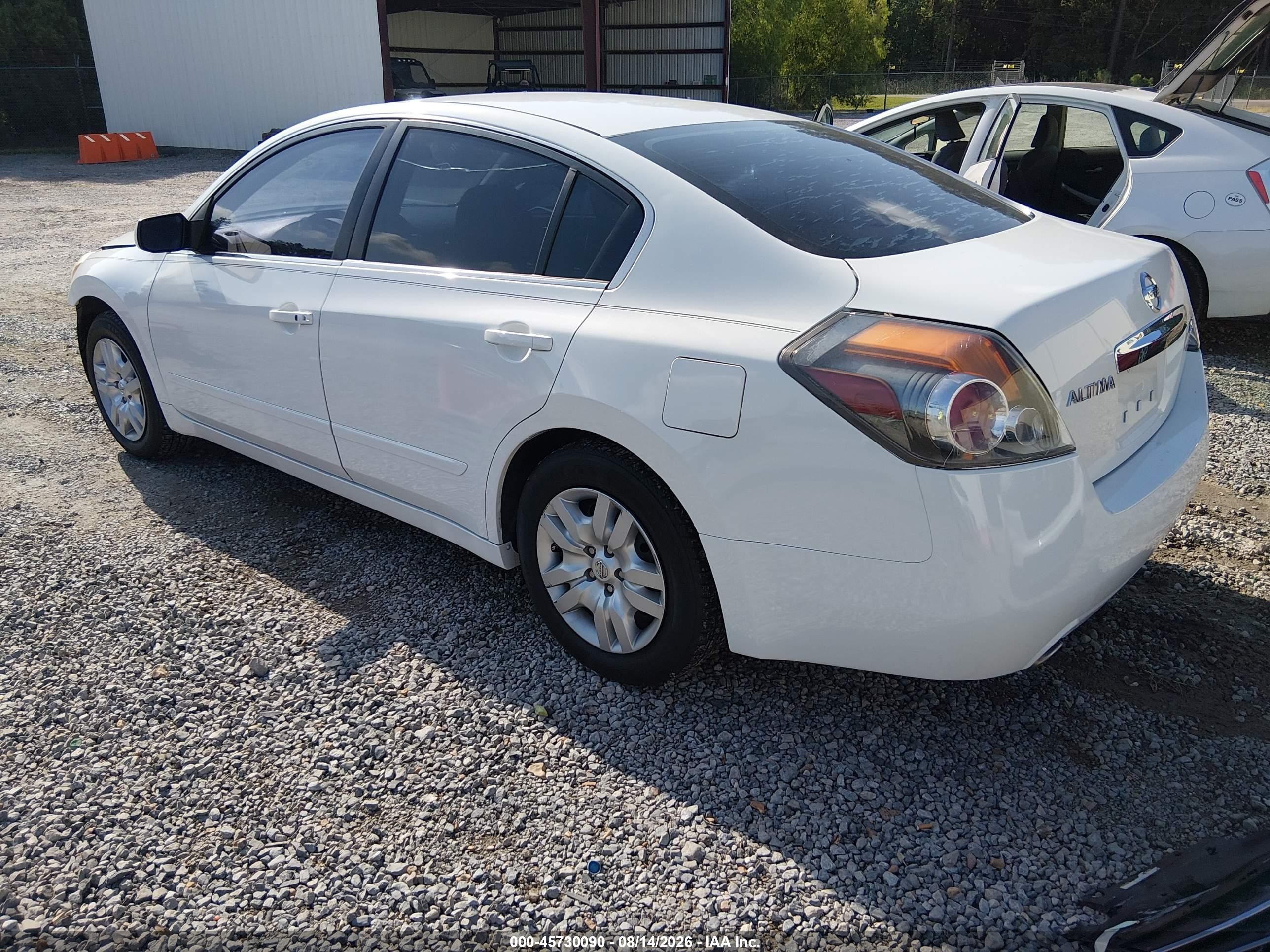 2012 Nissan Altima 2.5 S White vin: 1N4AL2APXCN486753