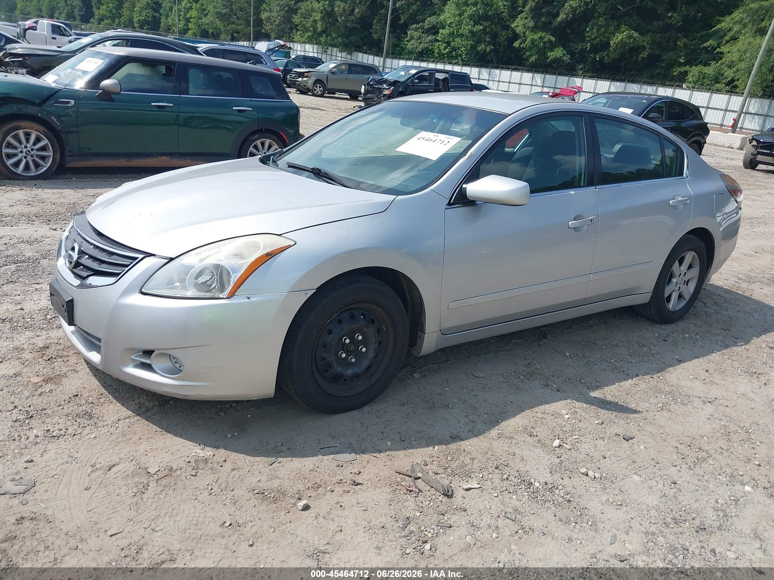 2012 Nissan Altima 2.5 S Silver vin: 1N4AL2APXCN490429