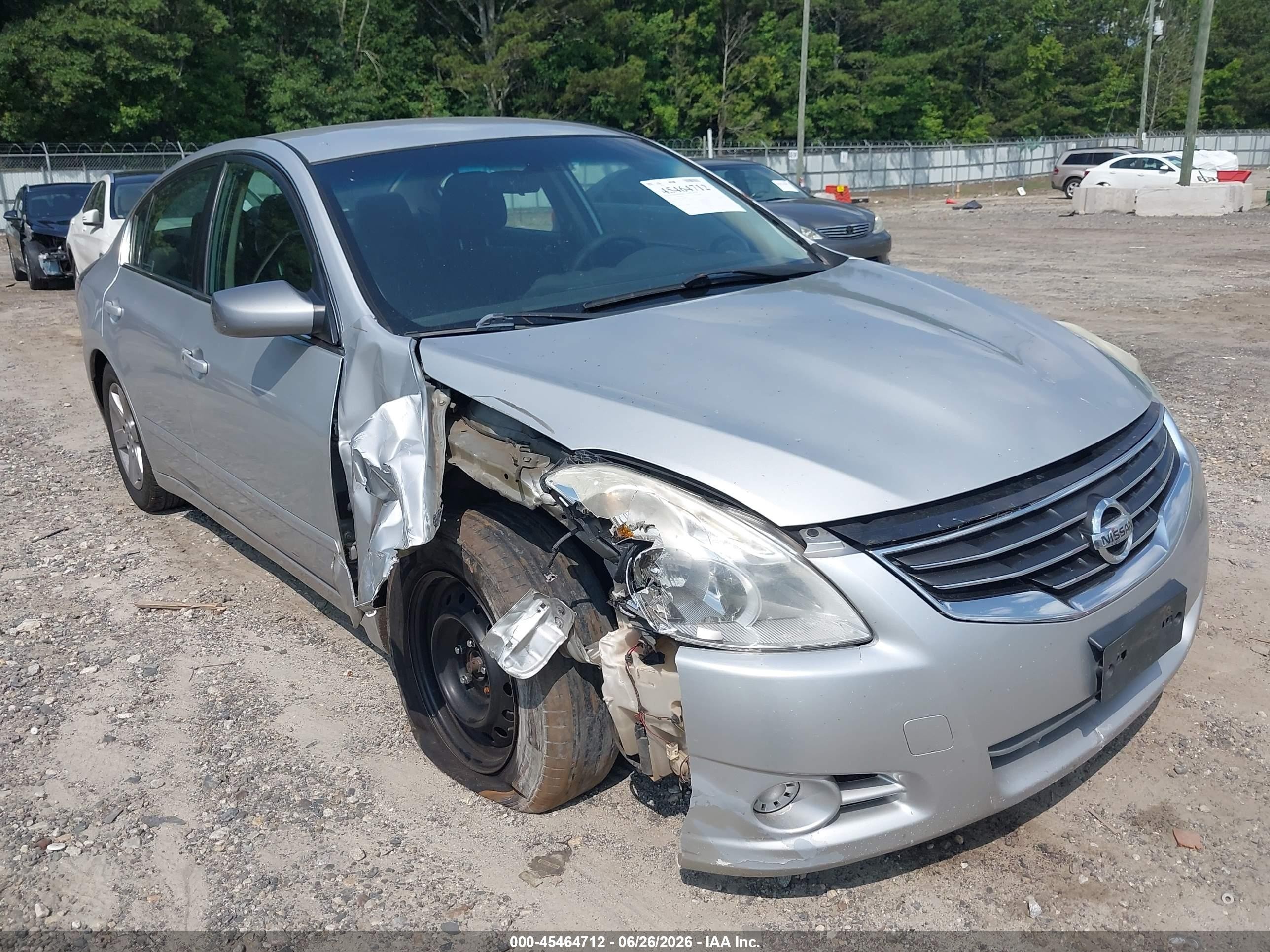 2012 Nissan Altima 2.5 S Silver vin: 1N4AL2APXCN490429
