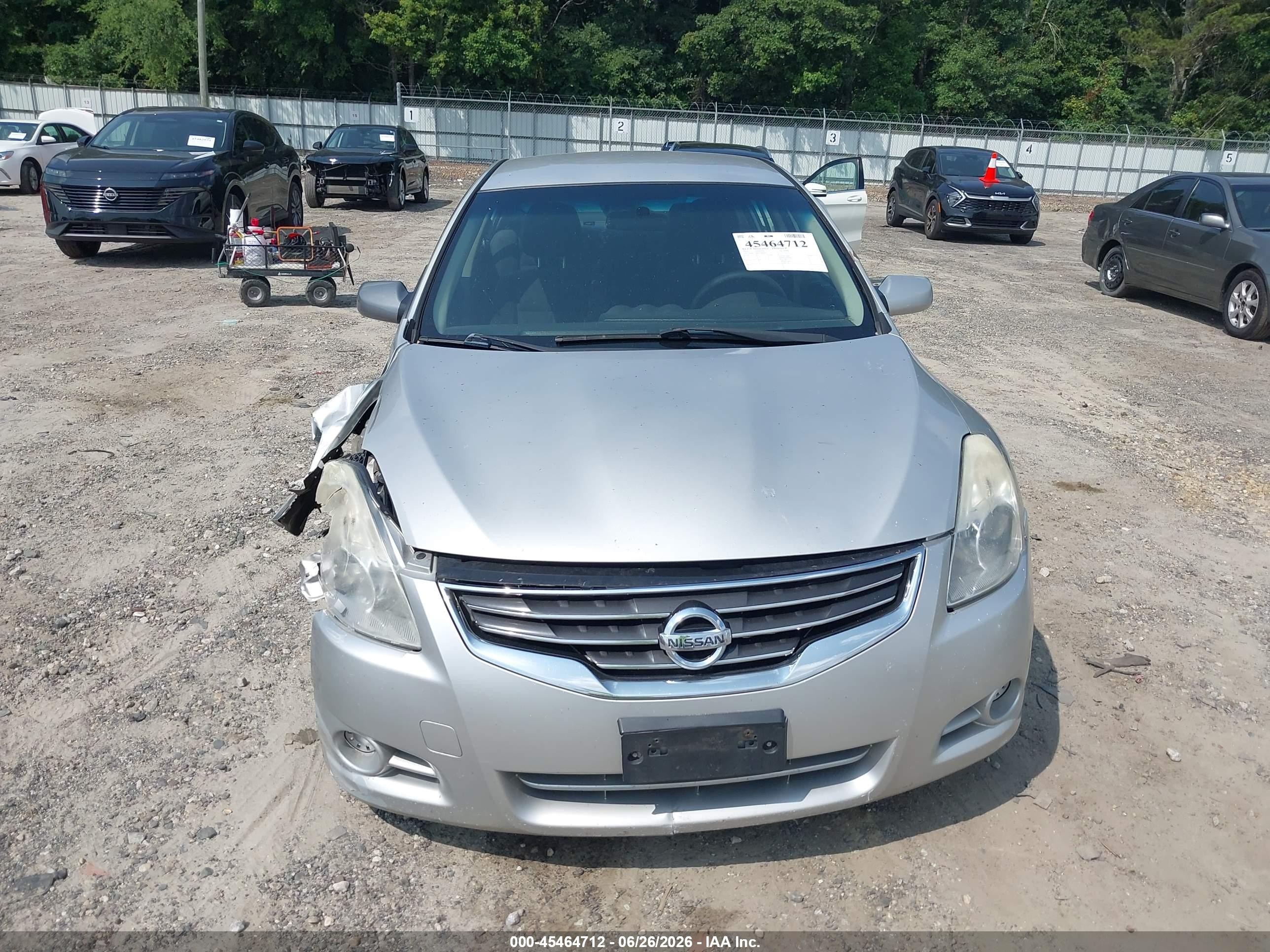 2012 Nissan Altima 2.5 S Silver vin: 1N4AL2APXCN490429