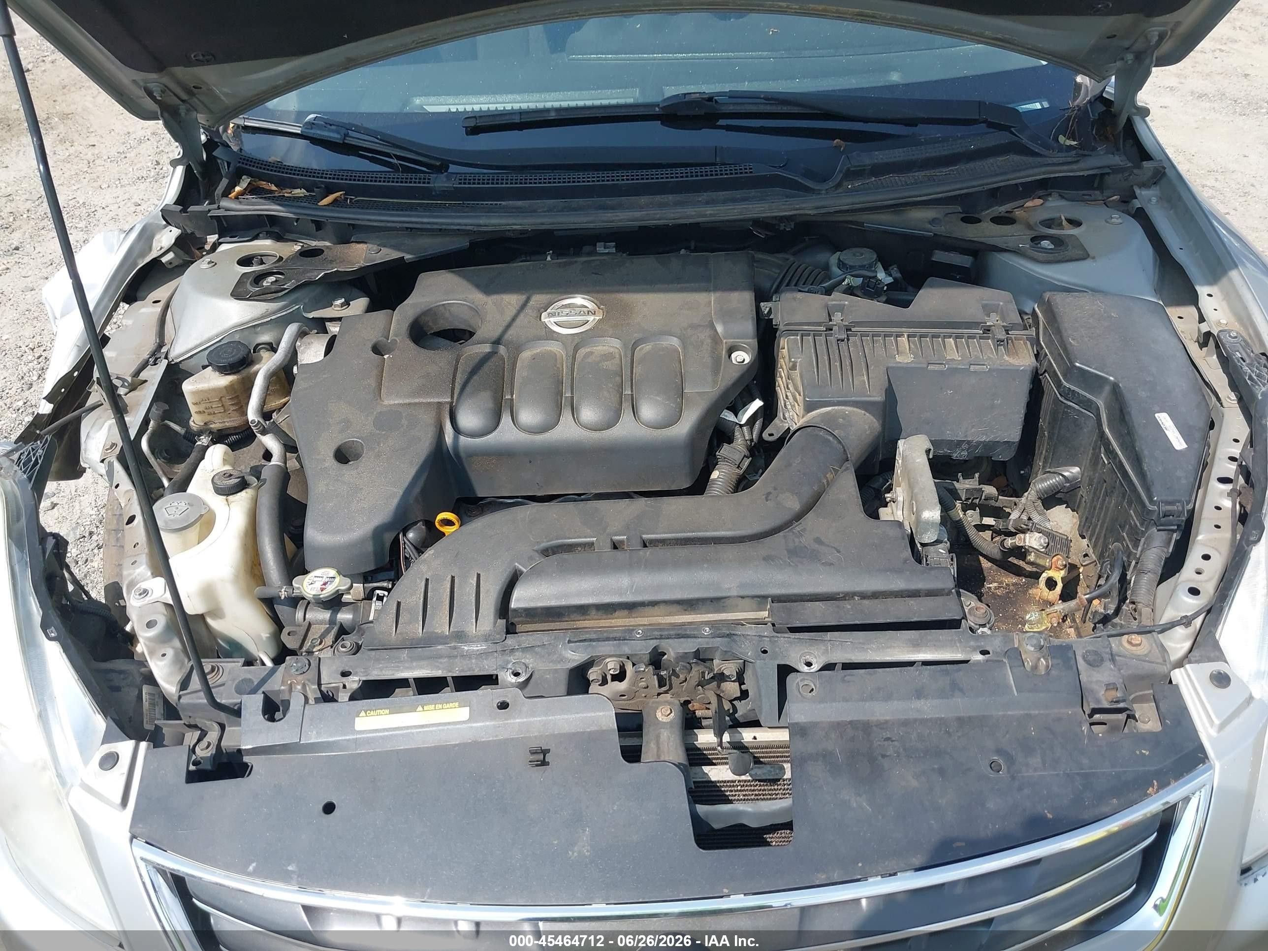 2012 Nissan Altima 2.5 S Silver vin: 1N4AL2APXCN490429