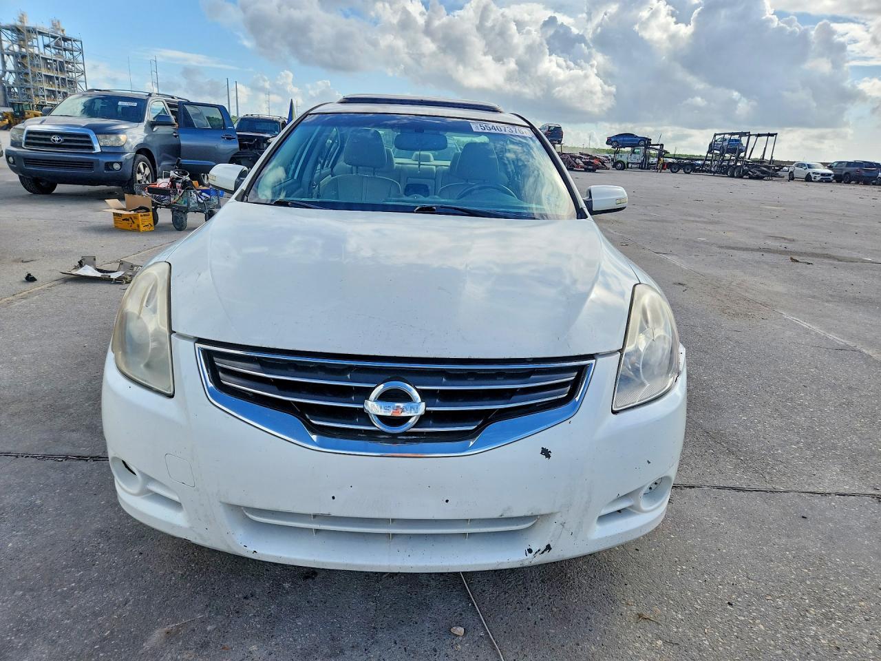 2012 Nissan Altima 2.5 White vin: 1N4AL2APXCN512249