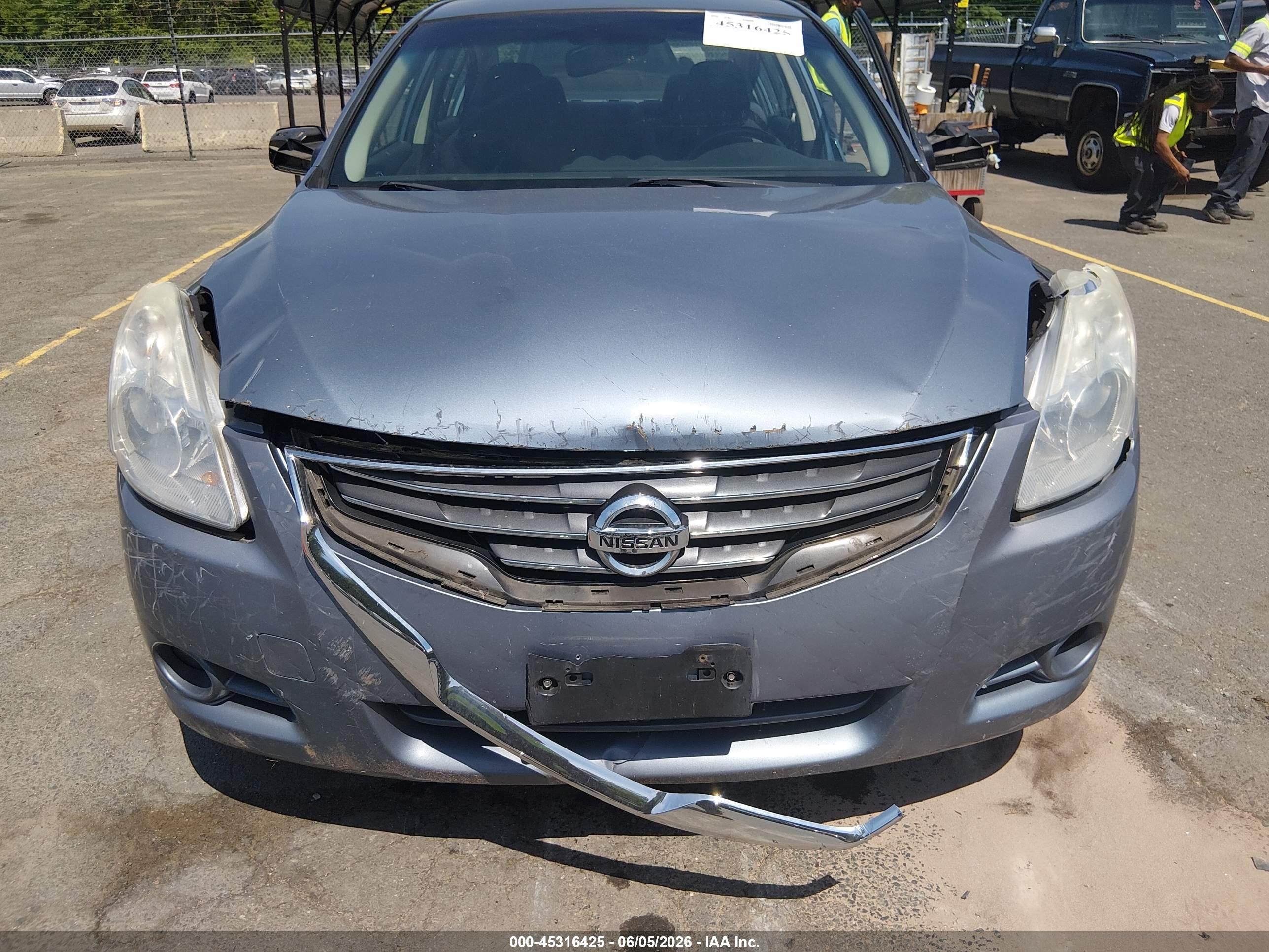 2012 Nissan Altima 2.5 S Gray vin: 1N4AL2APXCN536728