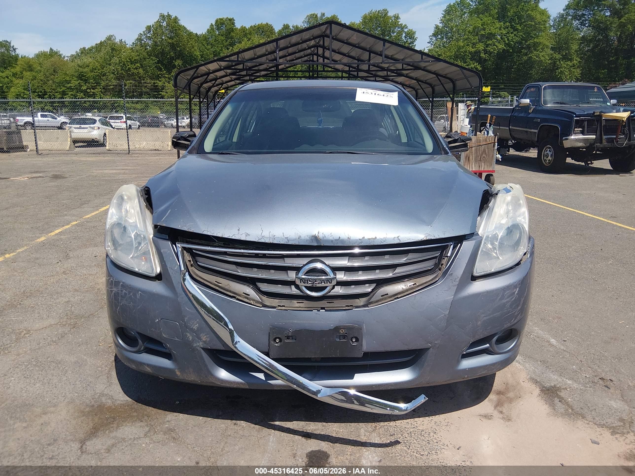 2012 Nissan Altima 2.5 S Gray vin: 1N4AL2APXCN536728