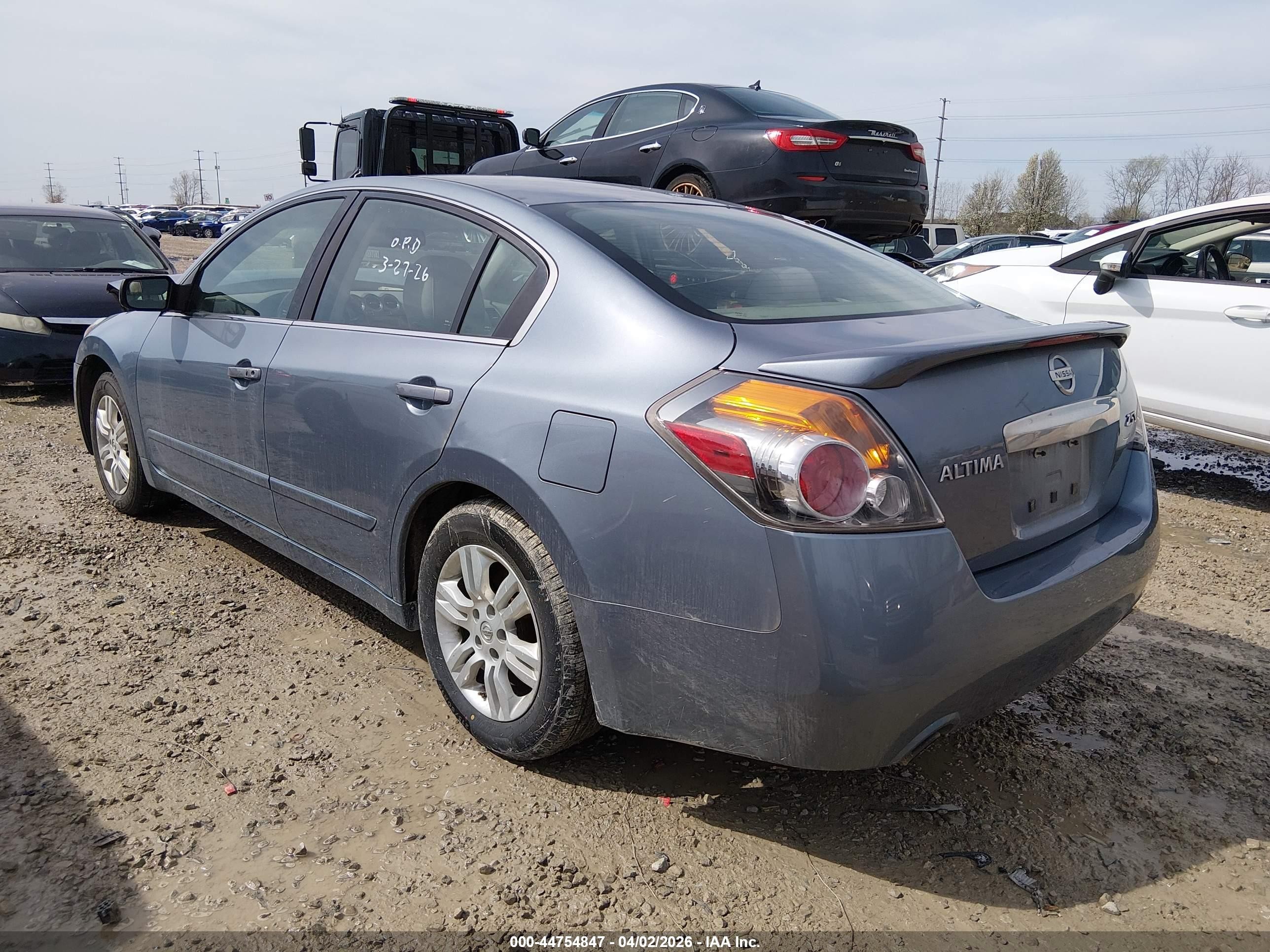 2012 Nissan Altima 2.5 S Blue vin: 1N4AL2APXCN537961