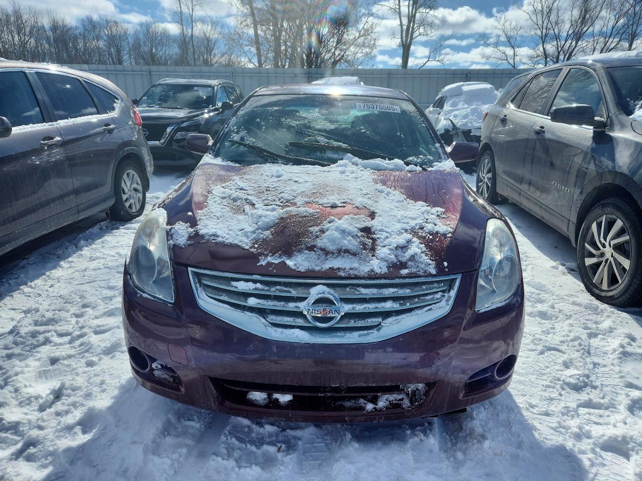 2012 Nissan Altima Base Maroon vin: 1N4AL2APXCN546191