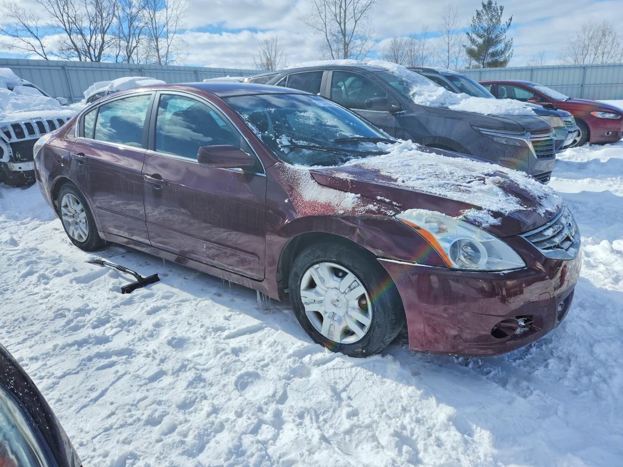 2012 Nissan Altima Base Maroon vin: 1N4AL2APXCN546191