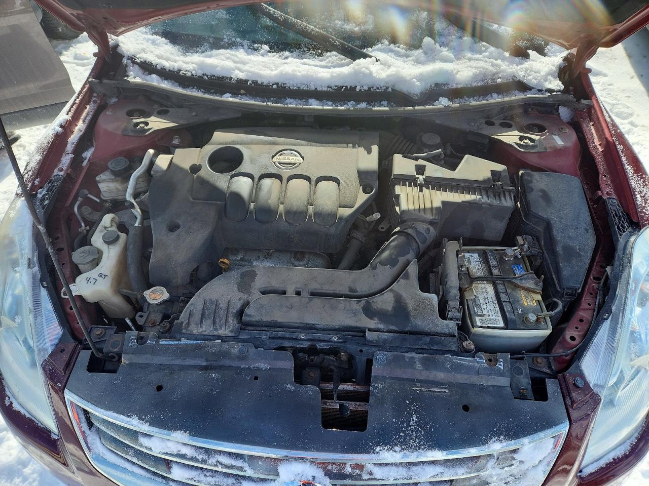2012 Nissan Altima Base Maroon vin: 1N4AL2APXCN546191