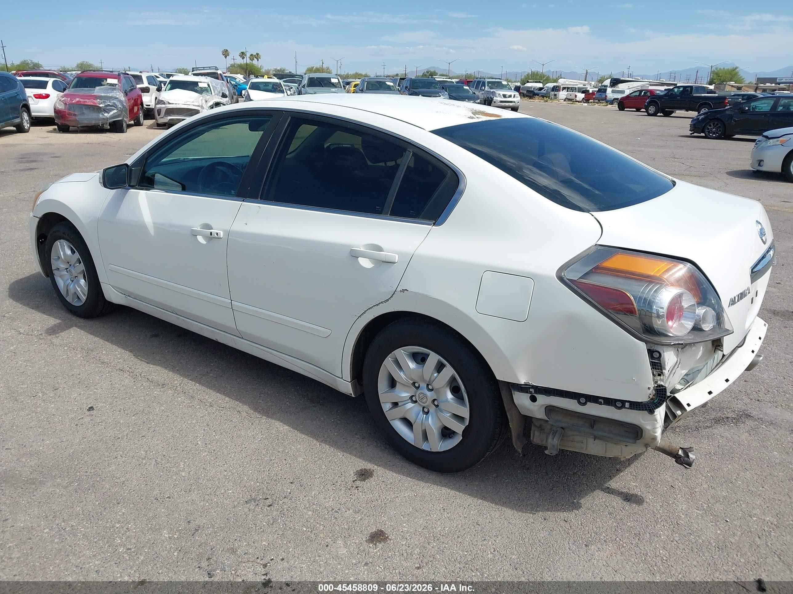 2012 Nissan Altima 2.5 S White vin: 1N4AL2APXCN546806