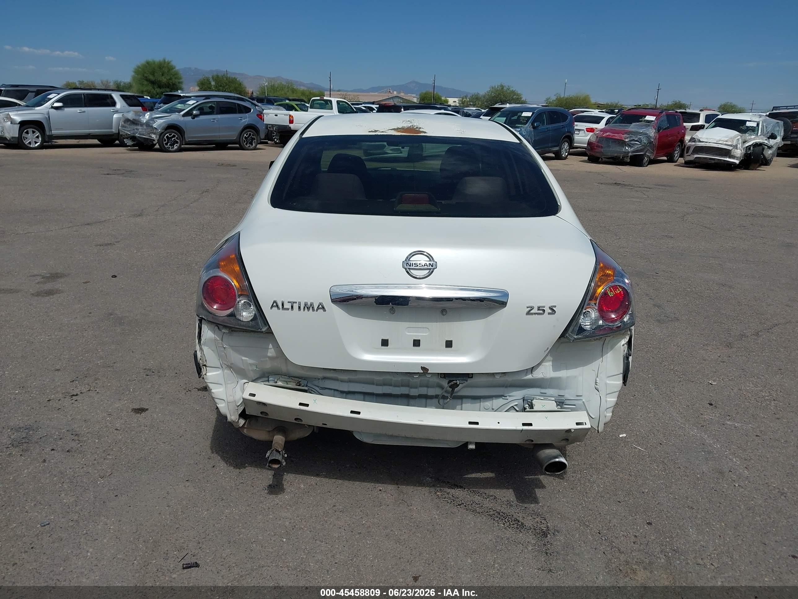 2012 Nissan Altima 2.5 S White vin: 1N4AL2APXCN546806