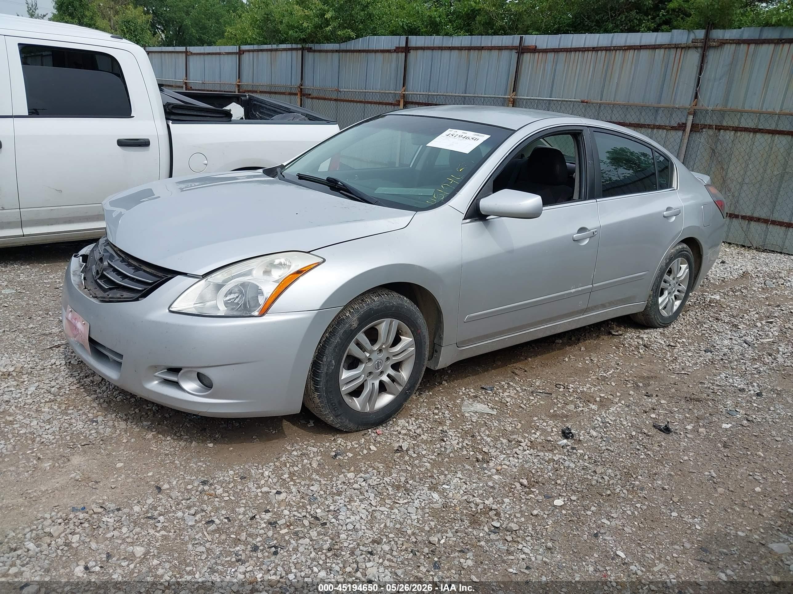 2012 Nissan Altima 2.5 S Silver vin: 1N4AL2APXCN550564