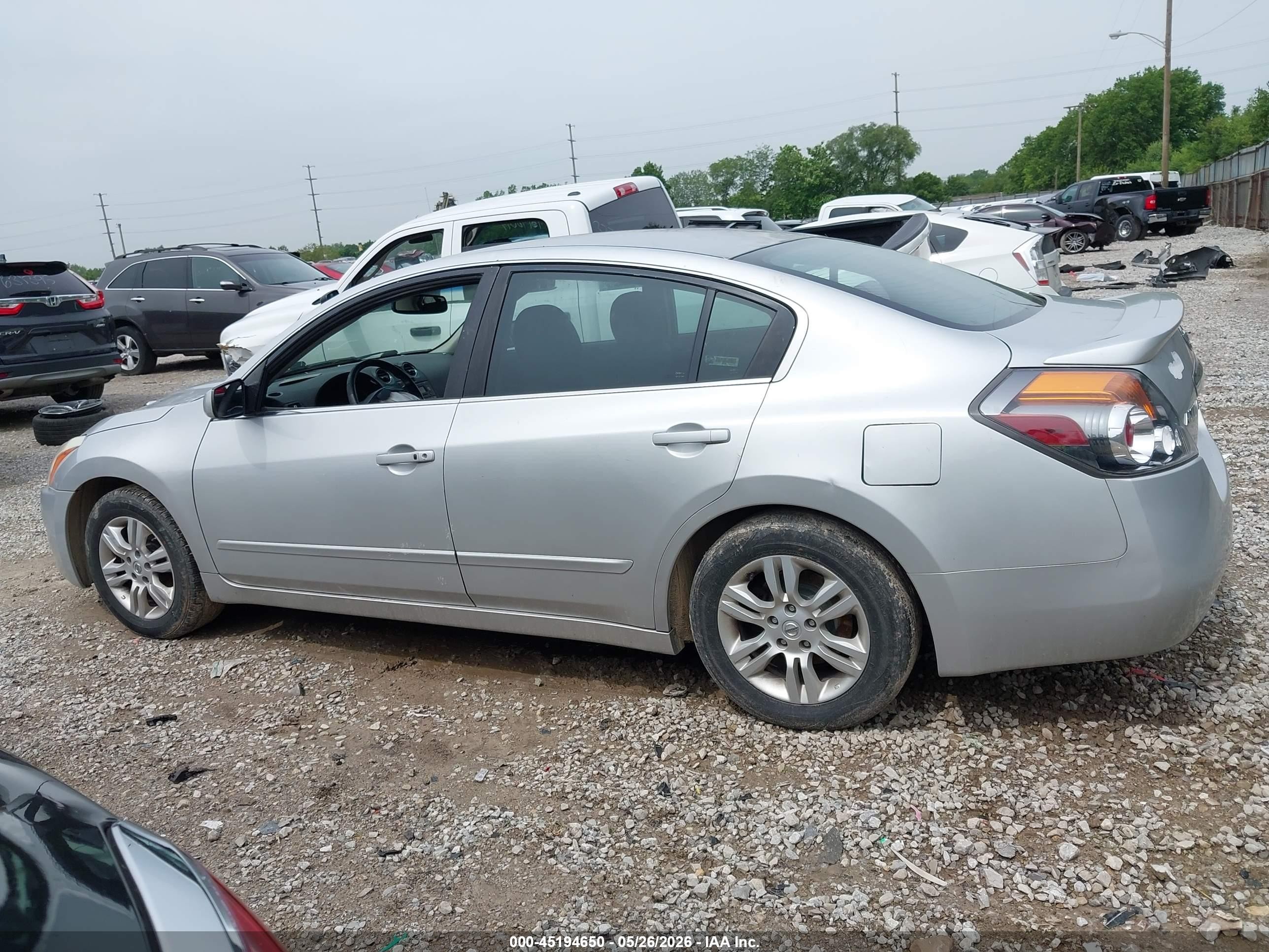 2012 Nissan Altima 2.5 S Silver vin: 1N4AL2APXCN550564