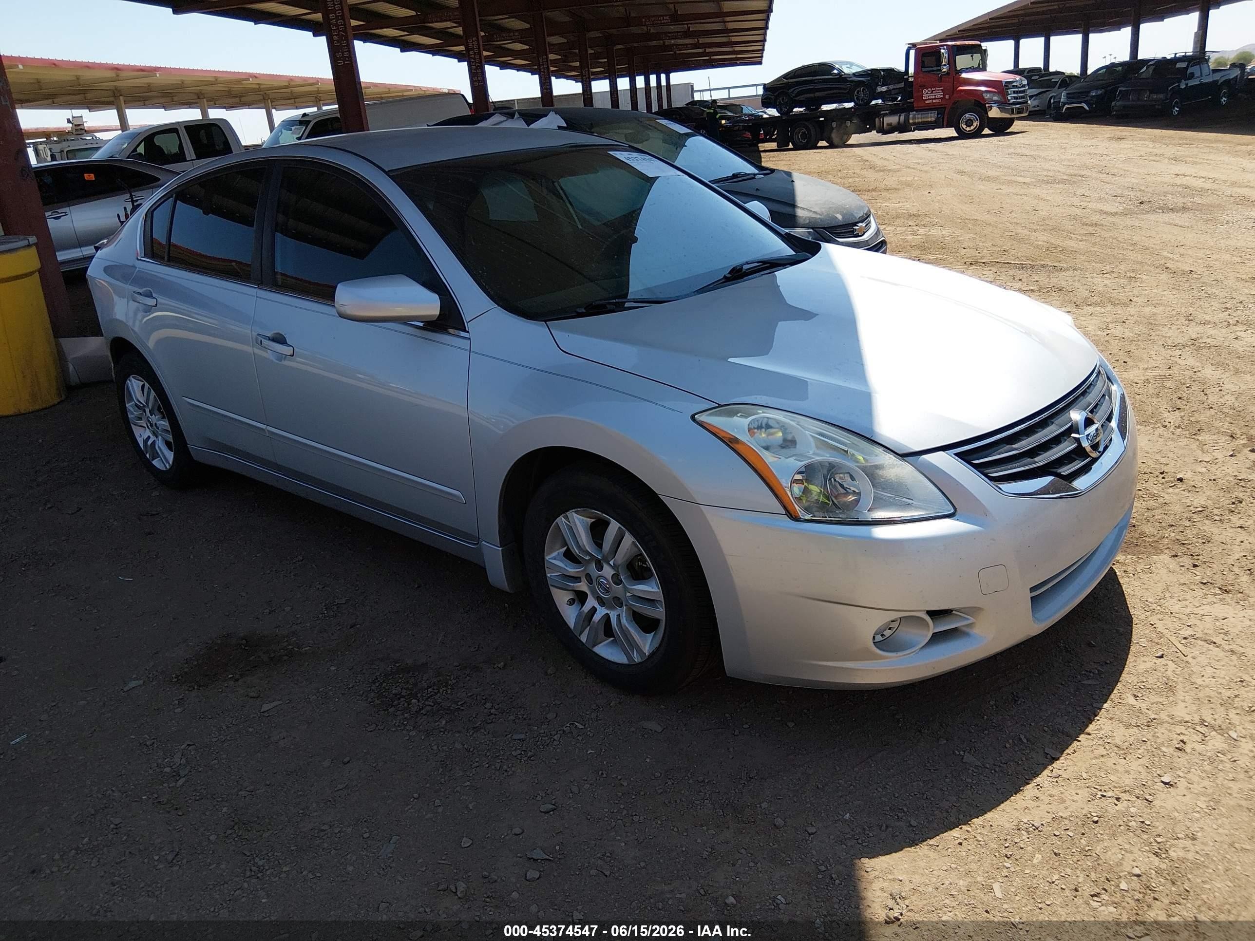 2012 Nissan Altima 2.5 S Silver vin: 1N4AL2APXCN562469