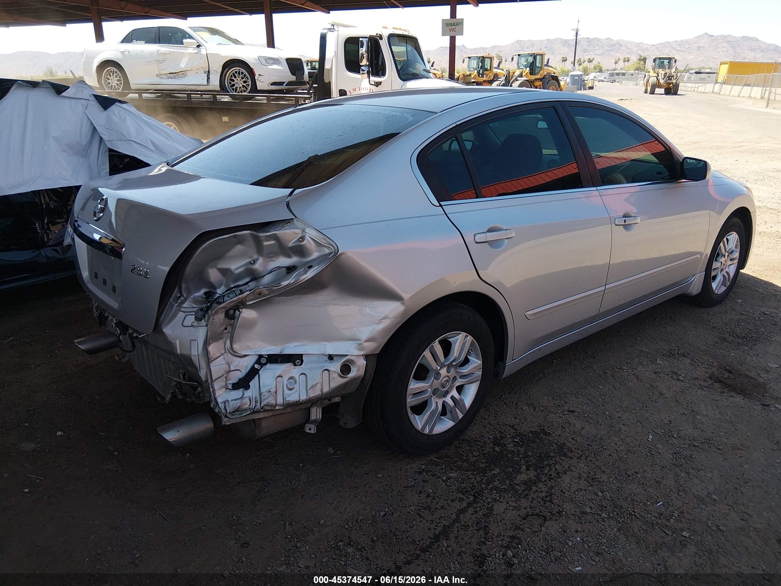 2012 Nissan Altima 2.5 S Silver vin: 1N4AL2APXCN562469