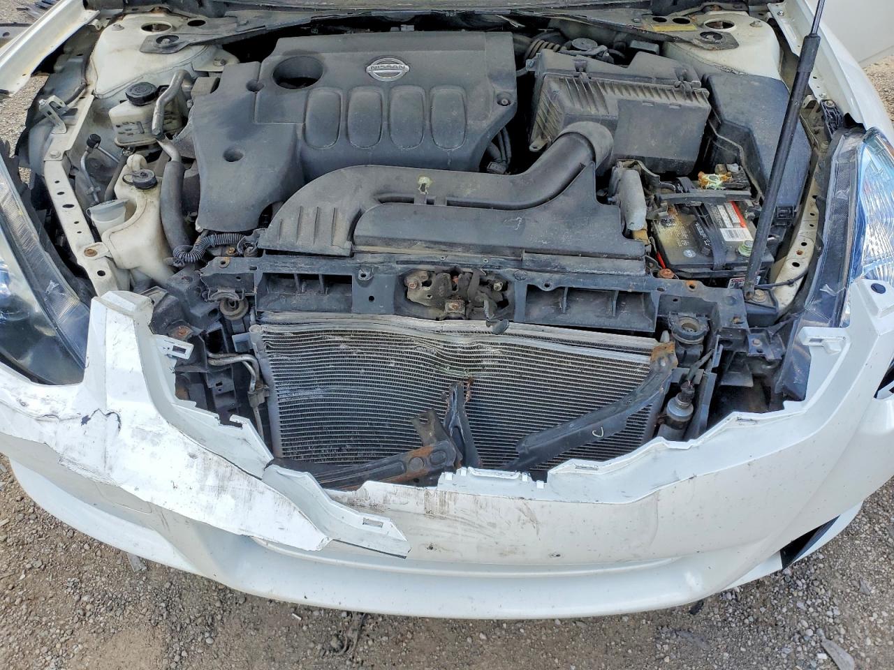 2010 Nissan Altima S White vin: 1N4AL2EP0AC106273