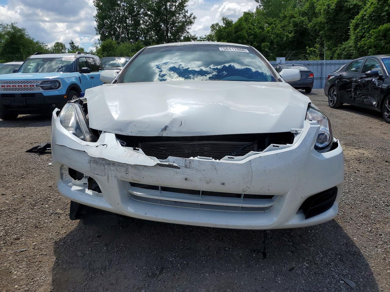 2010 Nissan Altima S White vin: 1N4AL2EP0AC106273