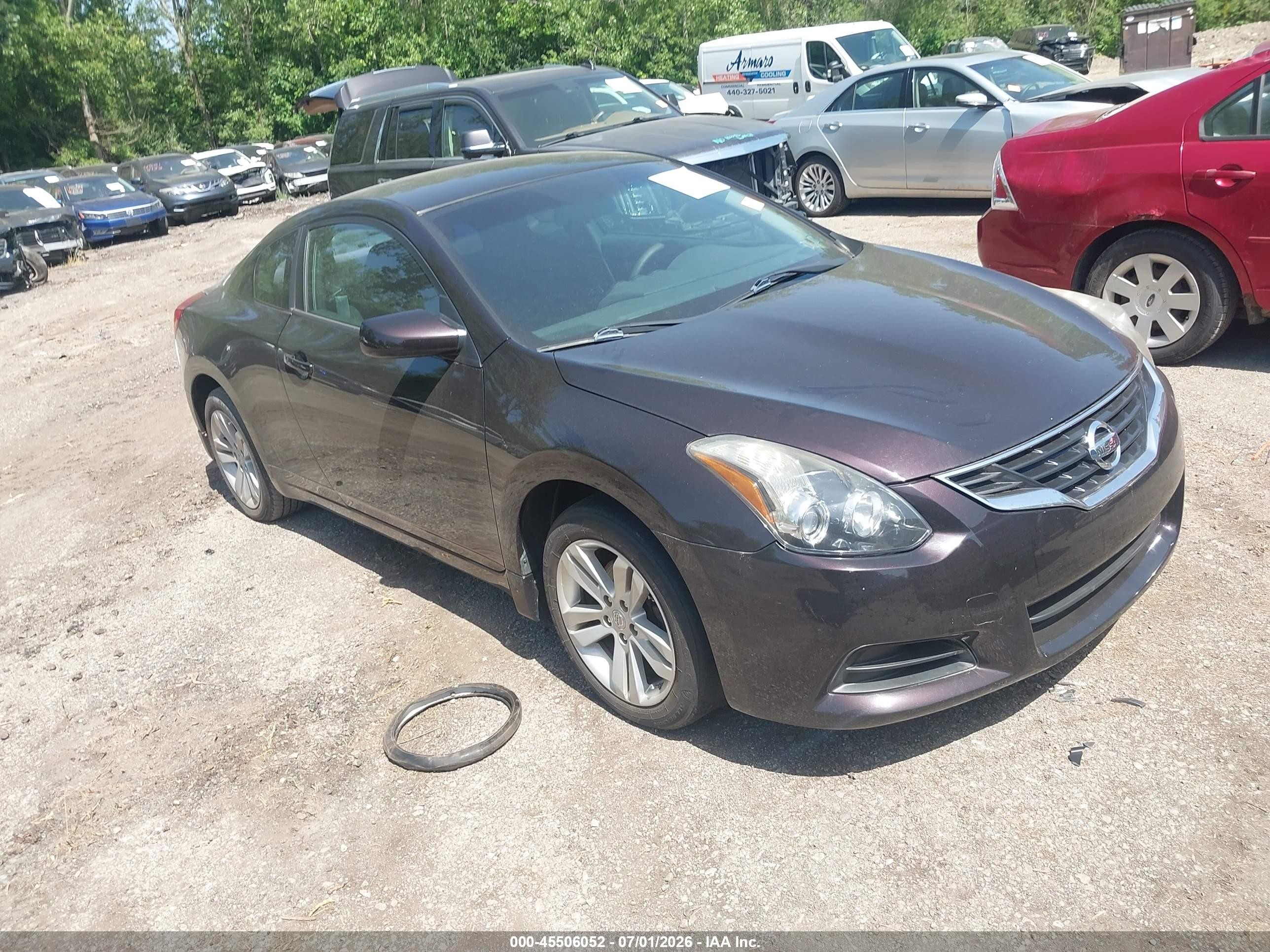2010 Nissan Altima 2.5 S Темно-бордовый vin: 1N4AL2EP0AC188778