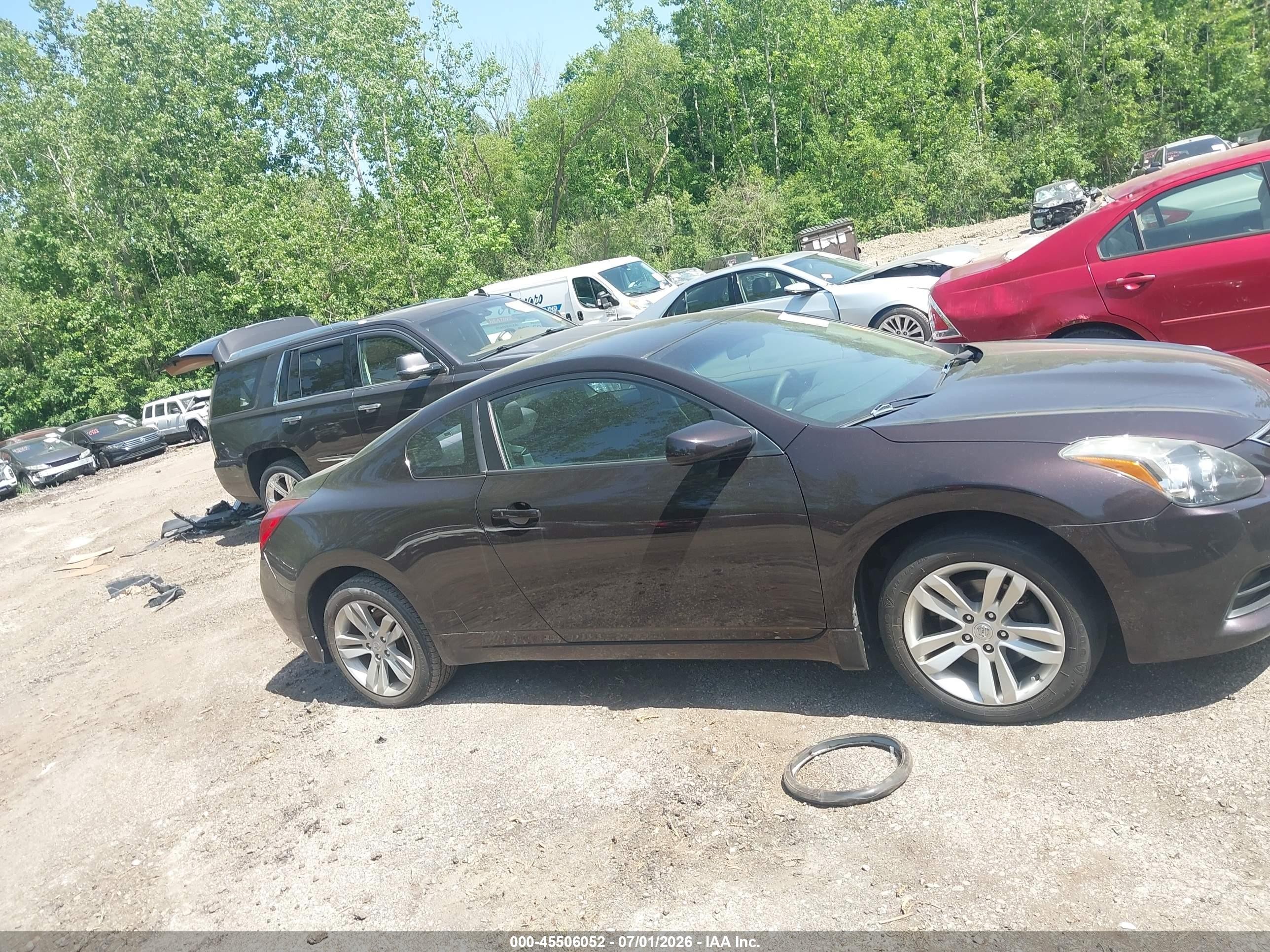 2010 Nissan Altima 2.5 S Maroon vin: 1N4AL2EP0AC188778