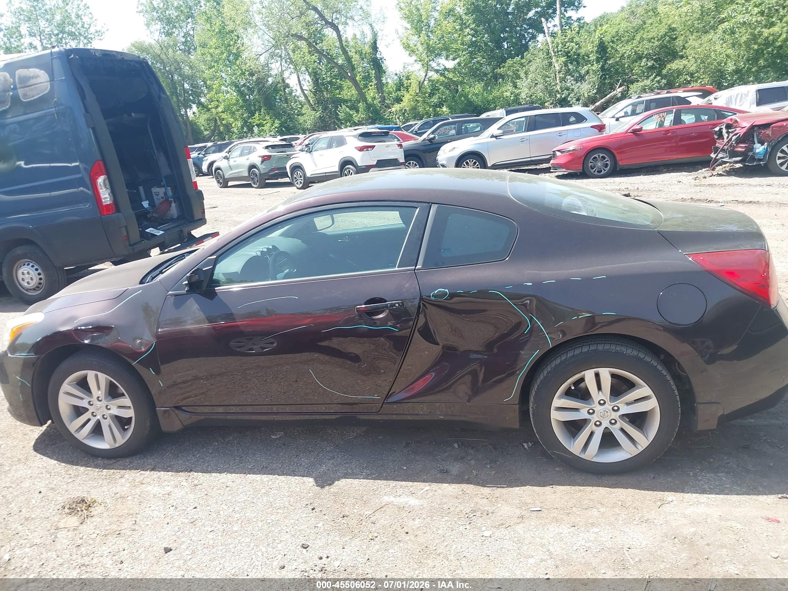 2010 Nissan Altima 2.5 S Maroon vin: 1N4AL2EP0AC188778