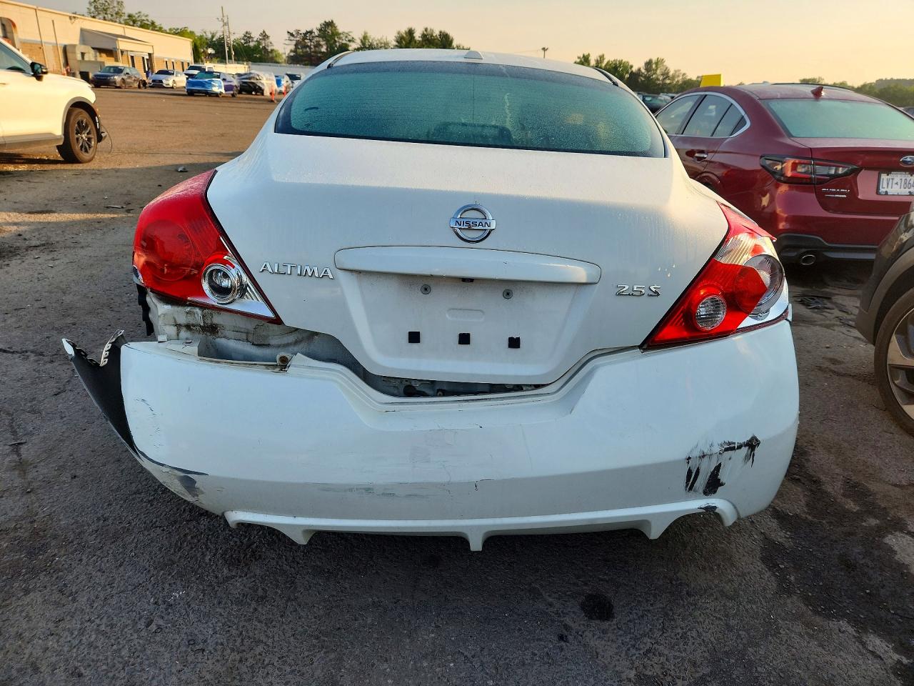 2011 Nissan Altima S White vin: 1N4AL2EP0BC110003