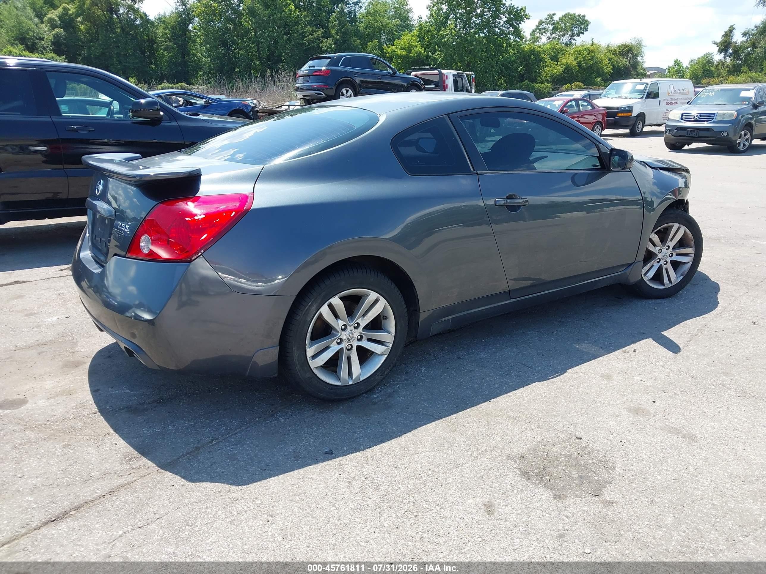 2011 Nissan Altima 2.5 S Gray vin: 1N4AL2EP0BC136732
